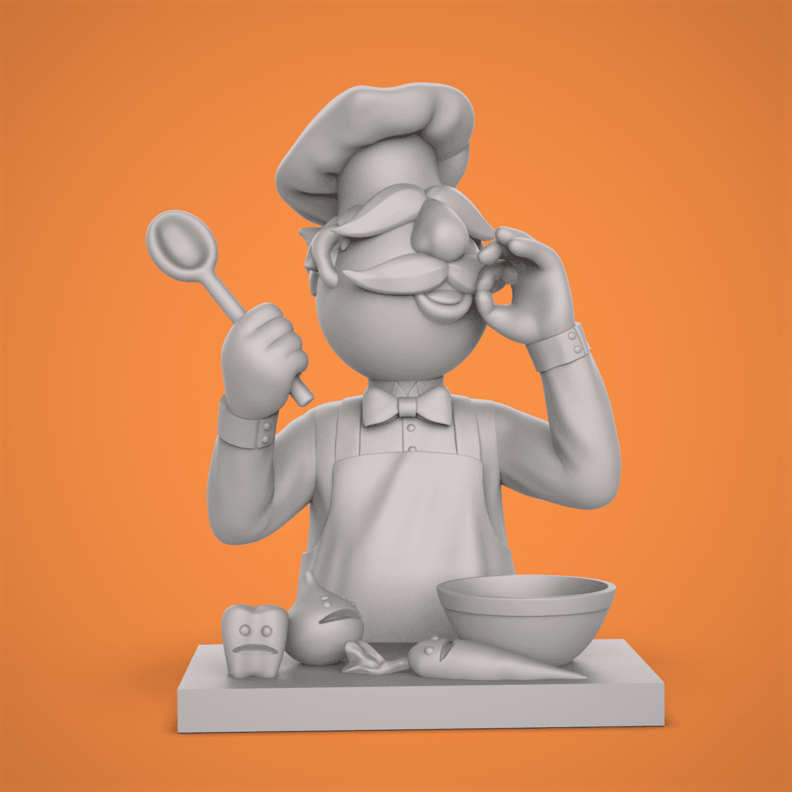 Swedish Chef -Muppets 3d model