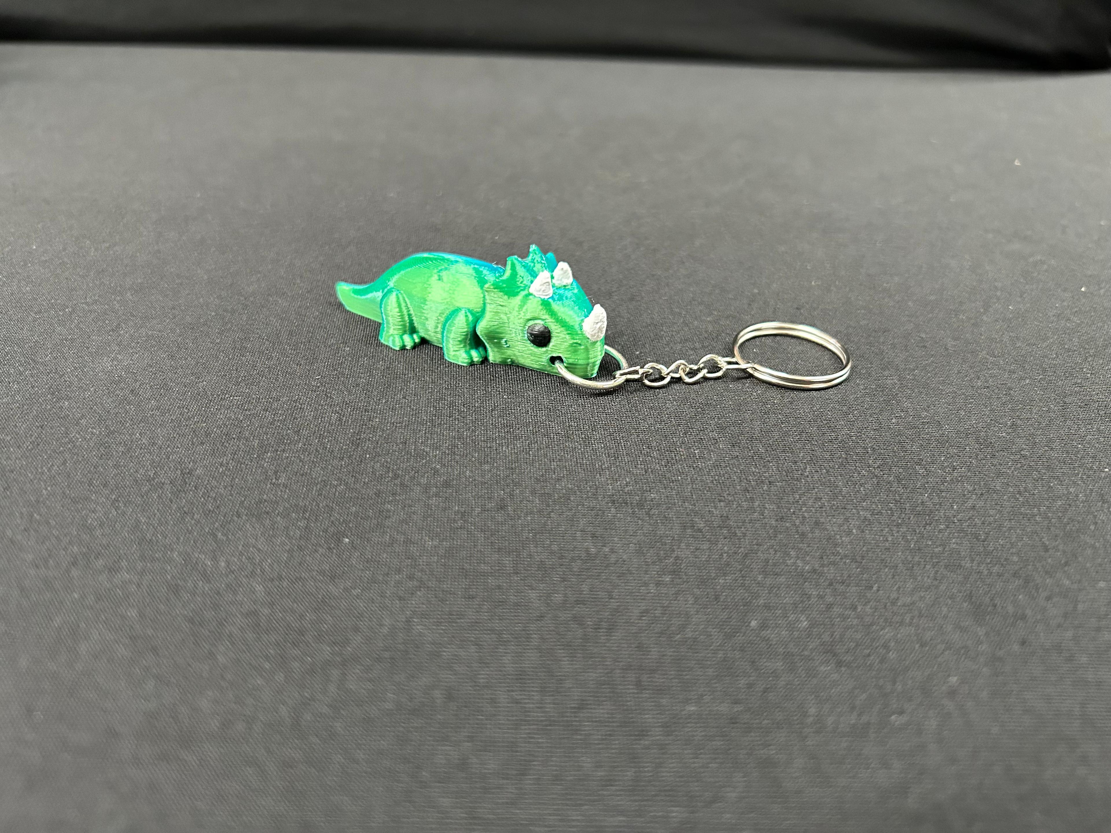 Triceratops Keychain 3d model