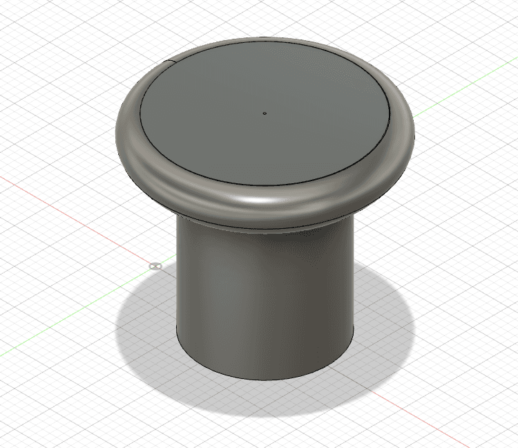 Simple door knob 3d model