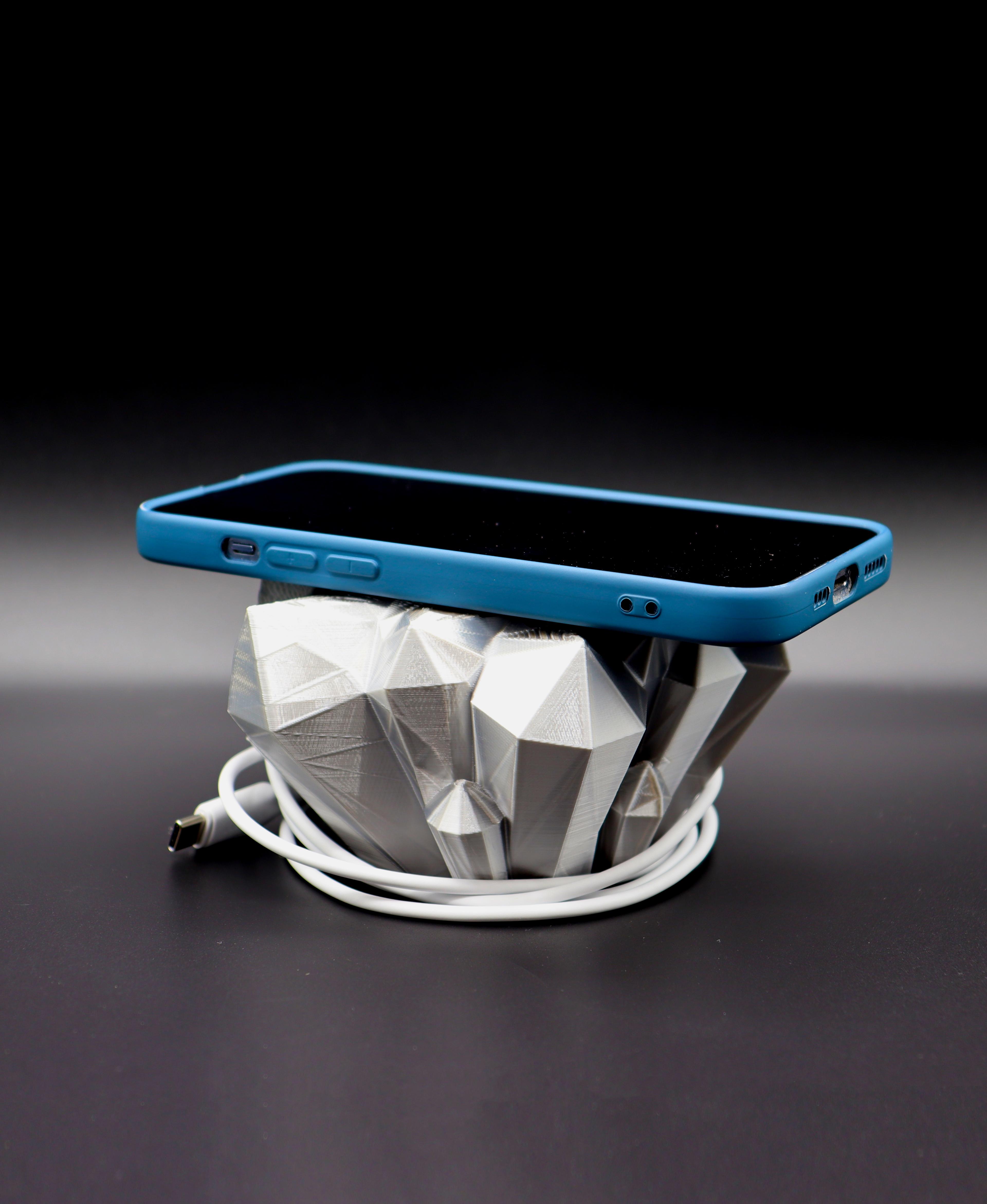 Crystal MagSafe charging dock 3d model