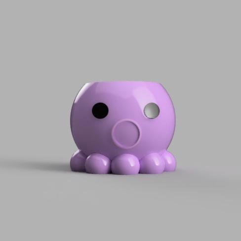 Octopus planter   3d model