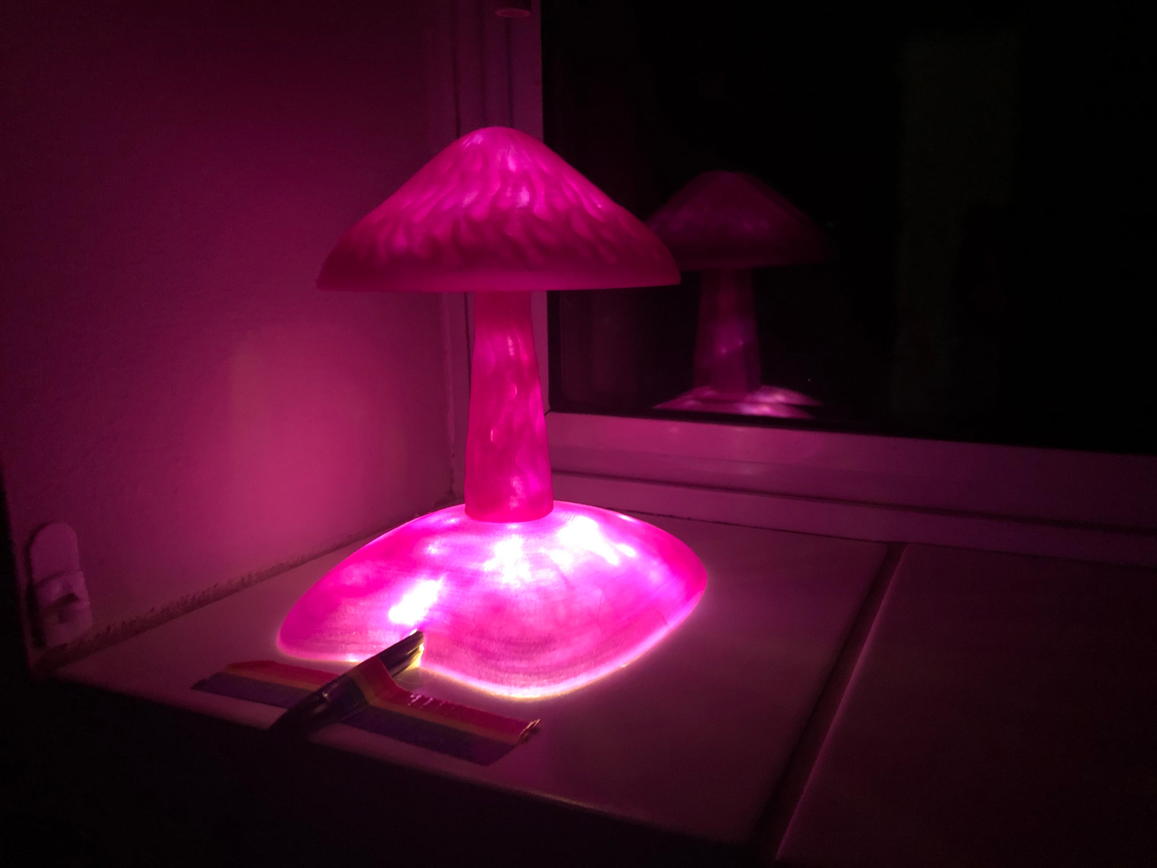 Modular Mushroom Lamp 3d model