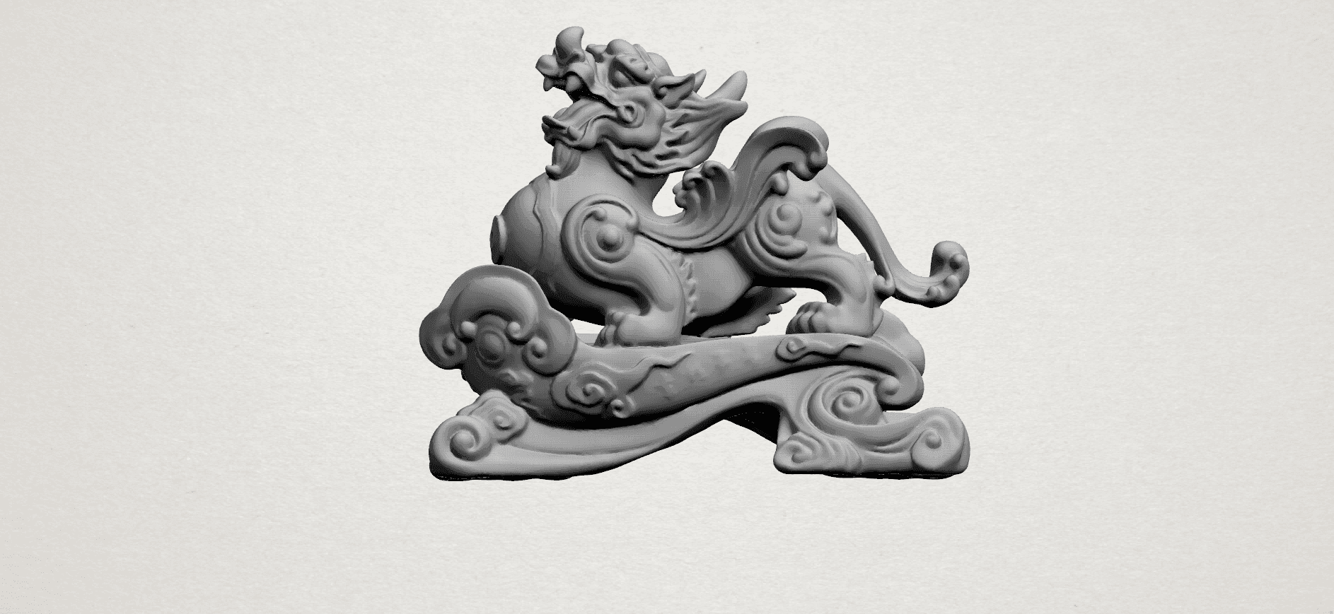 CHINESE MYTHICAL CREATURE 3d model