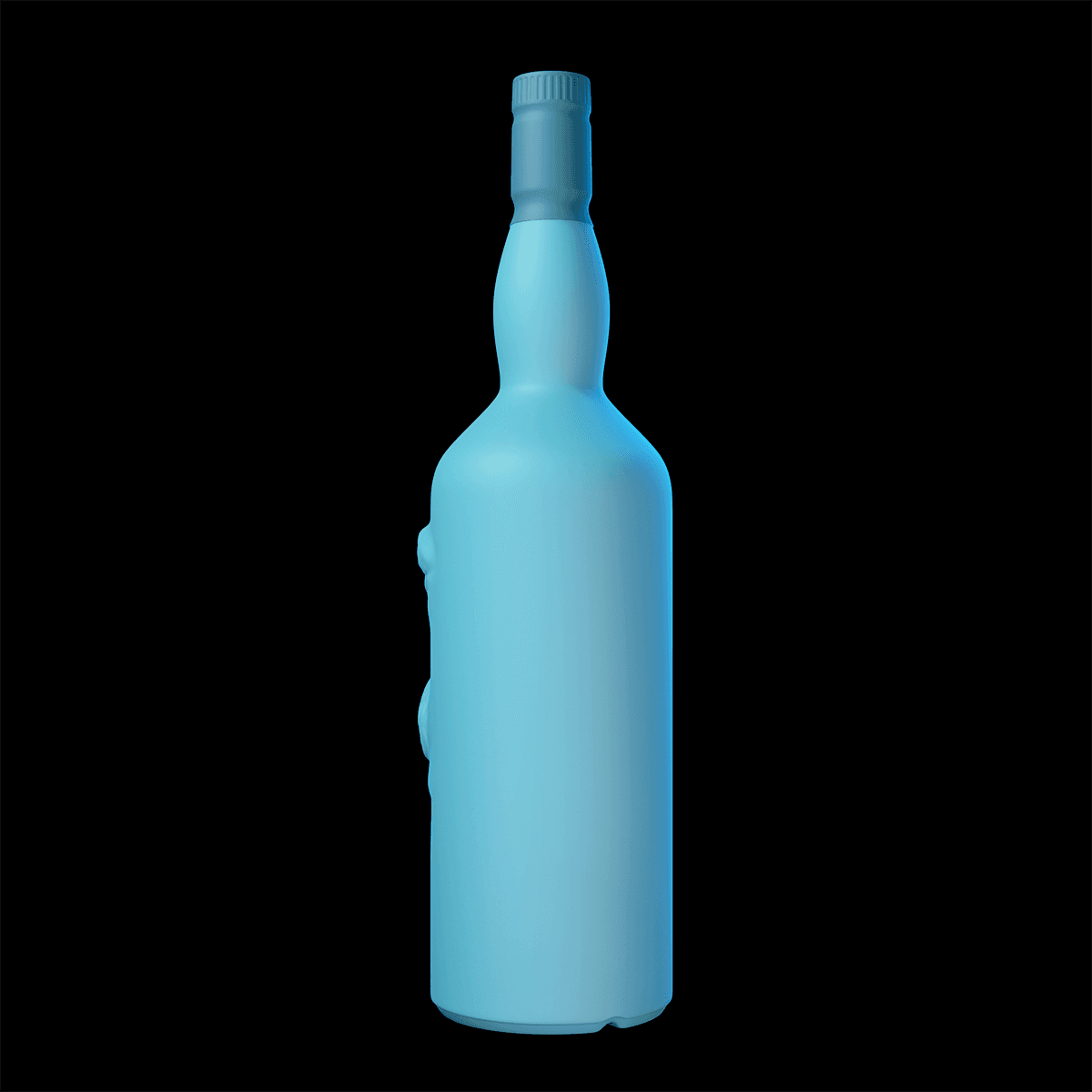 Ron Swanson Lagavulin bottle 3d model