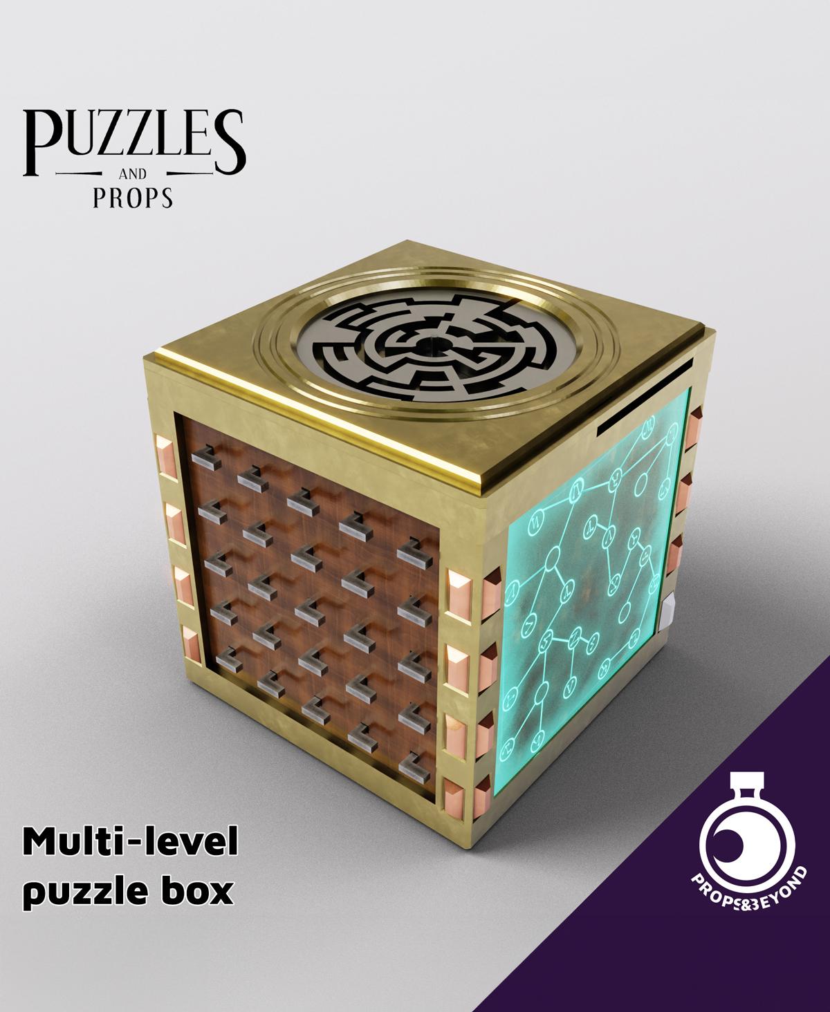 Advanced Puzzle Box 3d model