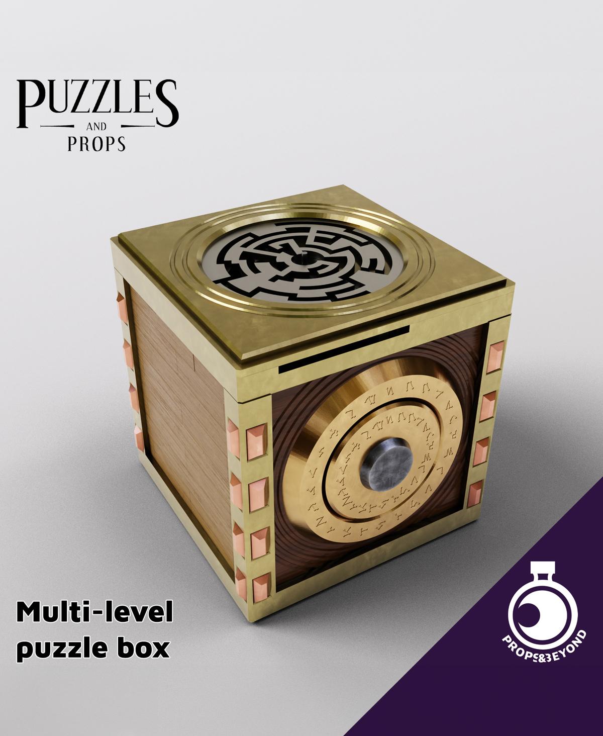 Advanced Puzzle Box 3d model