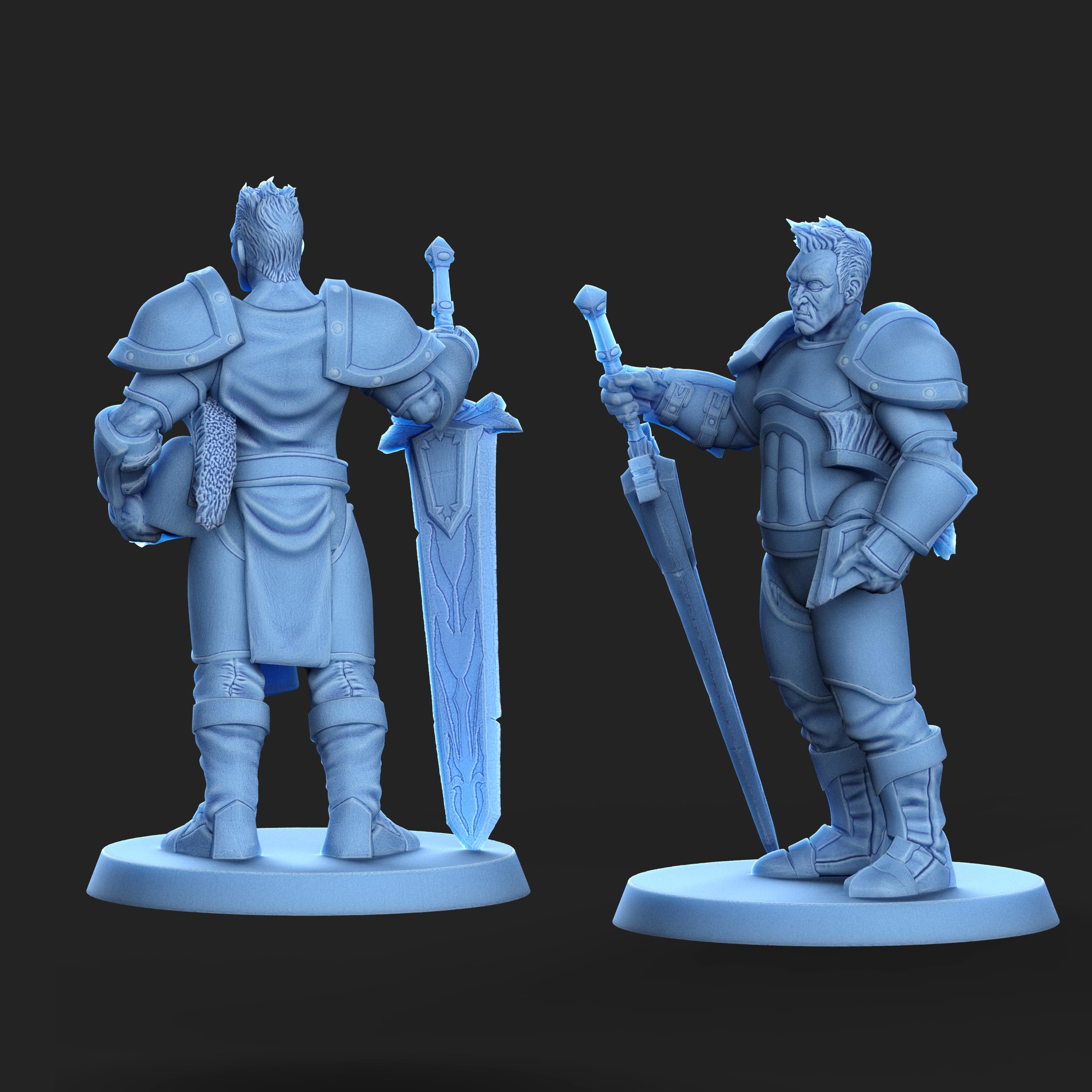 Storm Guard 02, Pack 2 miniatures 3d model