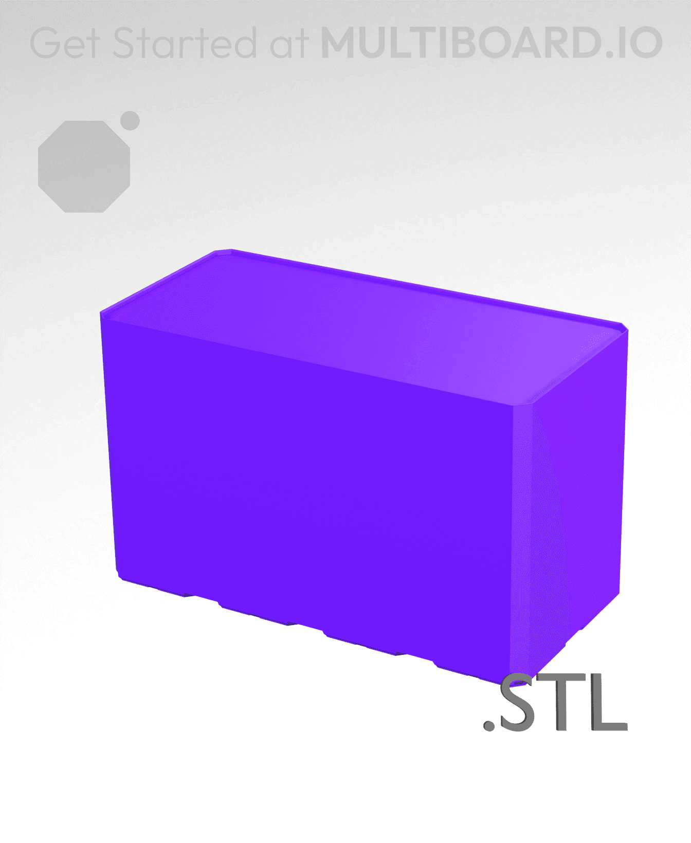 4x2x2·5 - Multibin Insert - STL Remixing File 3d model