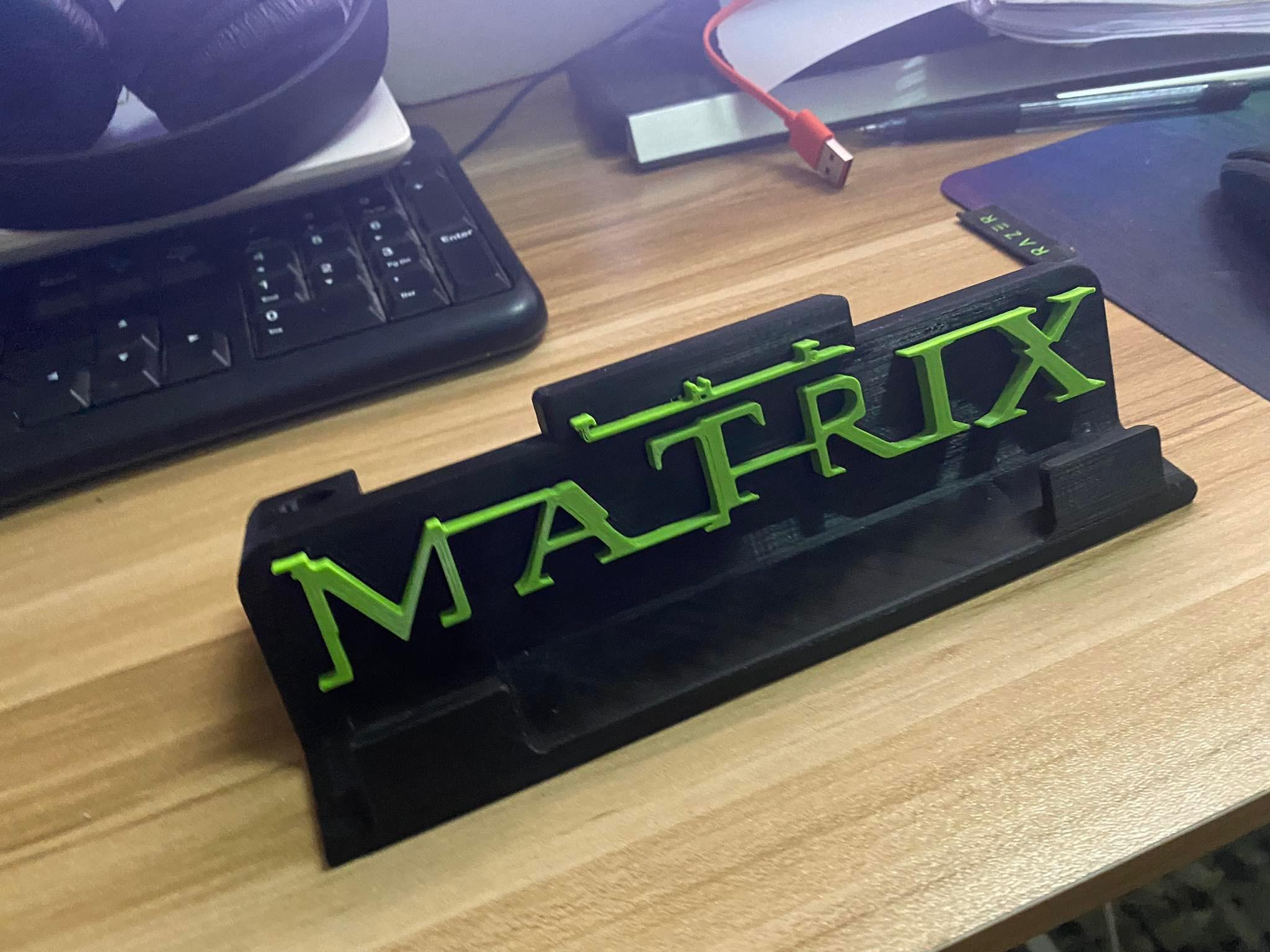 THE MATRIX TABLET STAND 3d model