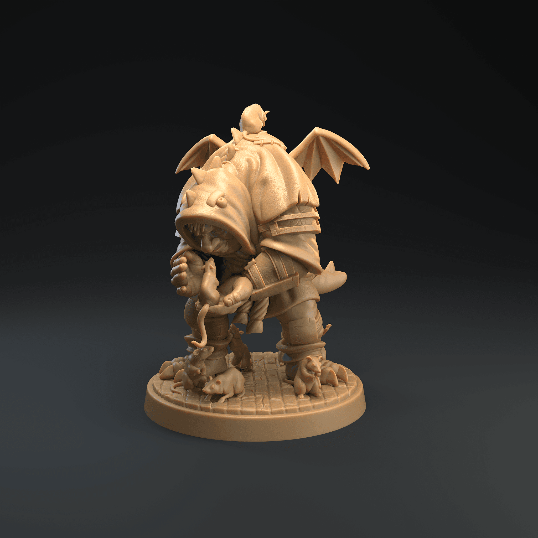 Igoth Rats | Hunchback with Costume 3d model