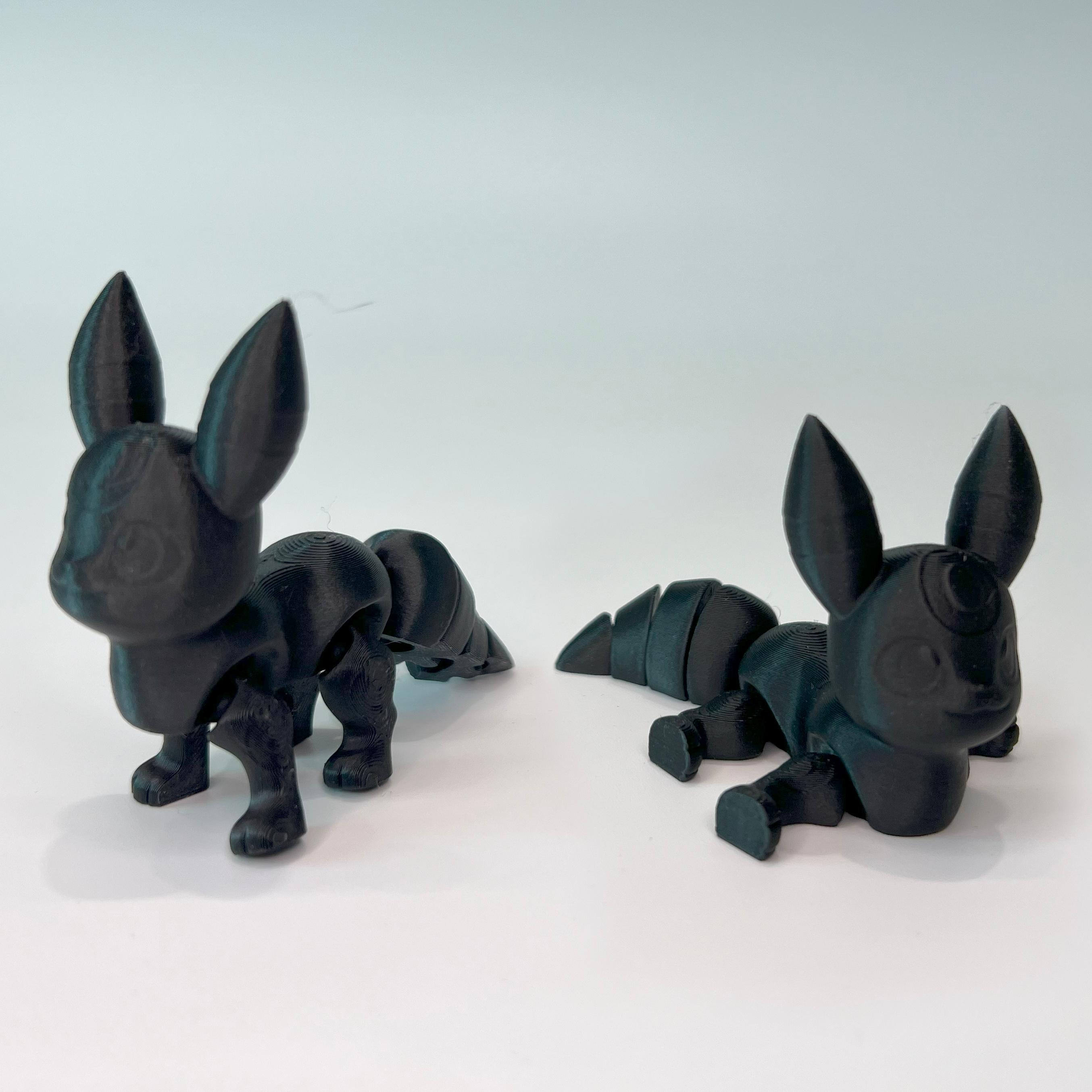 Flexi Umbreon (Easy Print No Supports) 3d model