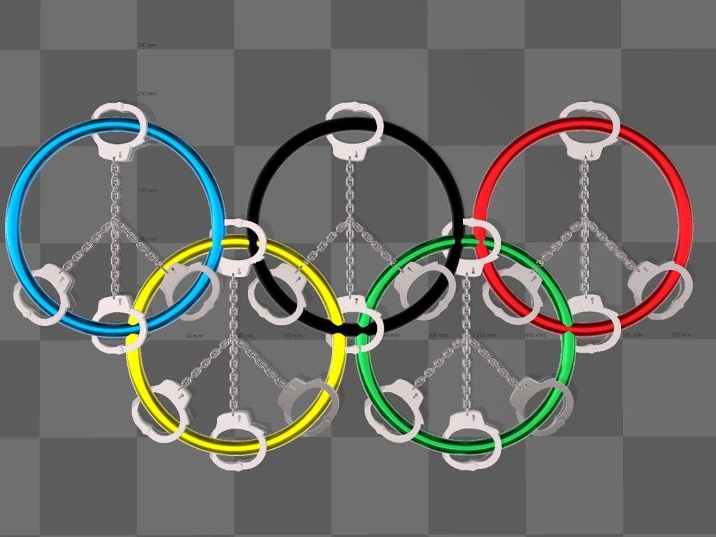 peace and freedom olympics (for one) JULI-AUGUST 2022 3d model