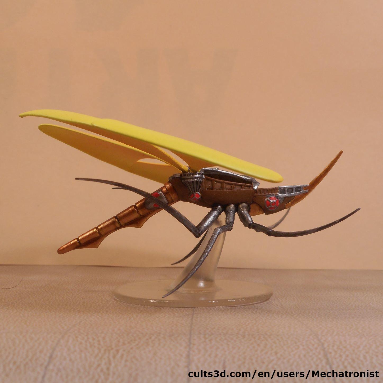 Wasp Ship Spelljammer Miniature from DnD 3d model