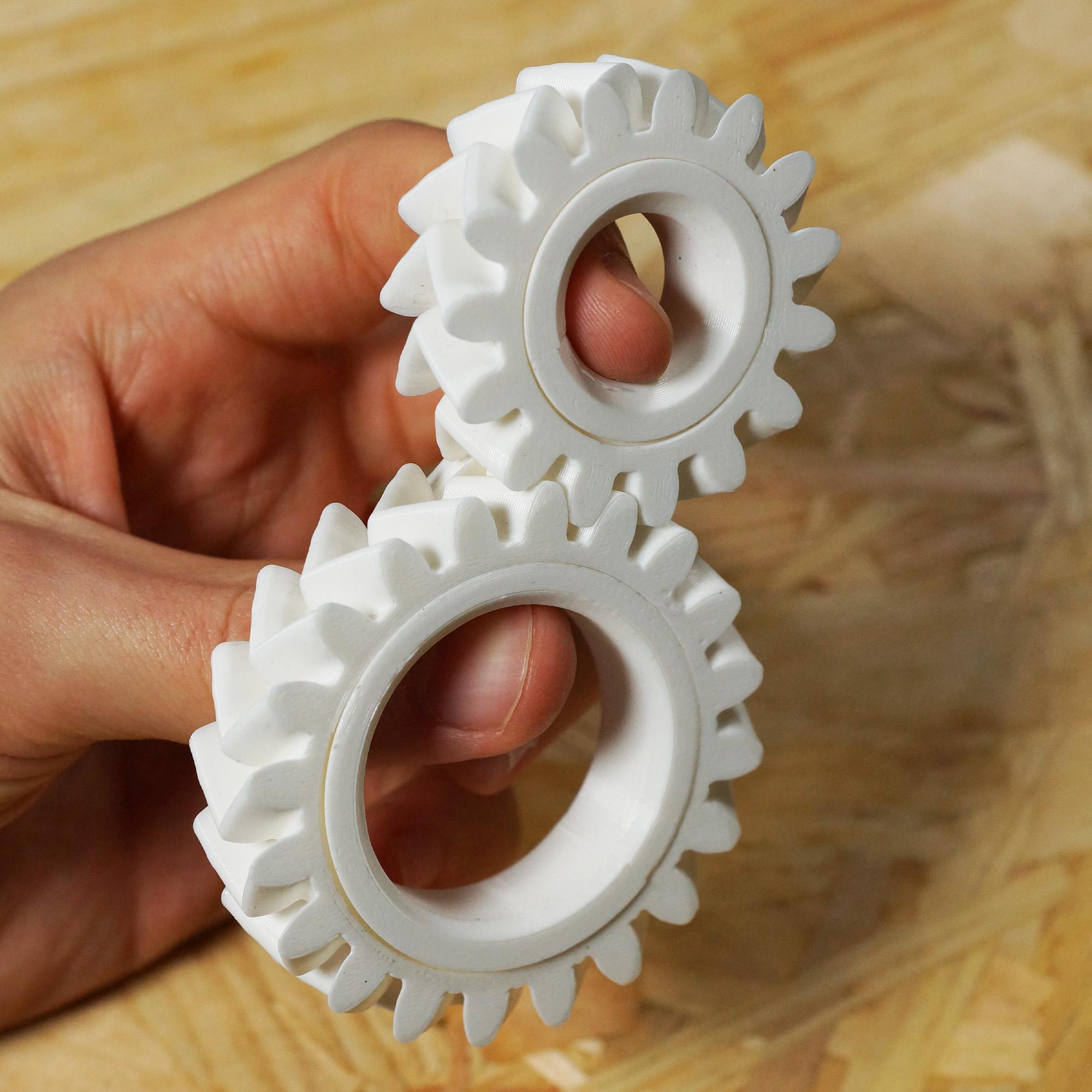 Fidget Herringbone Gears 3d model