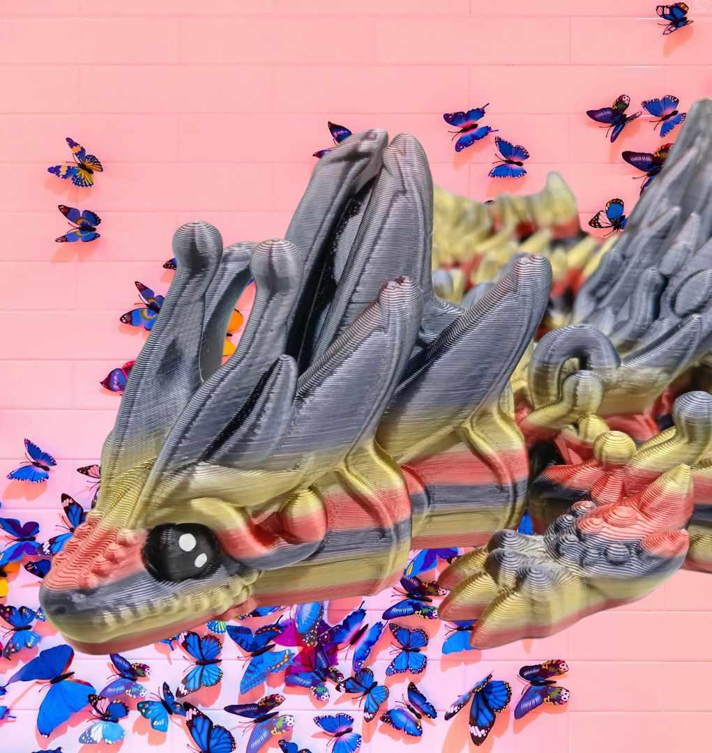 Flutter The Butterfly Dragon 3d model