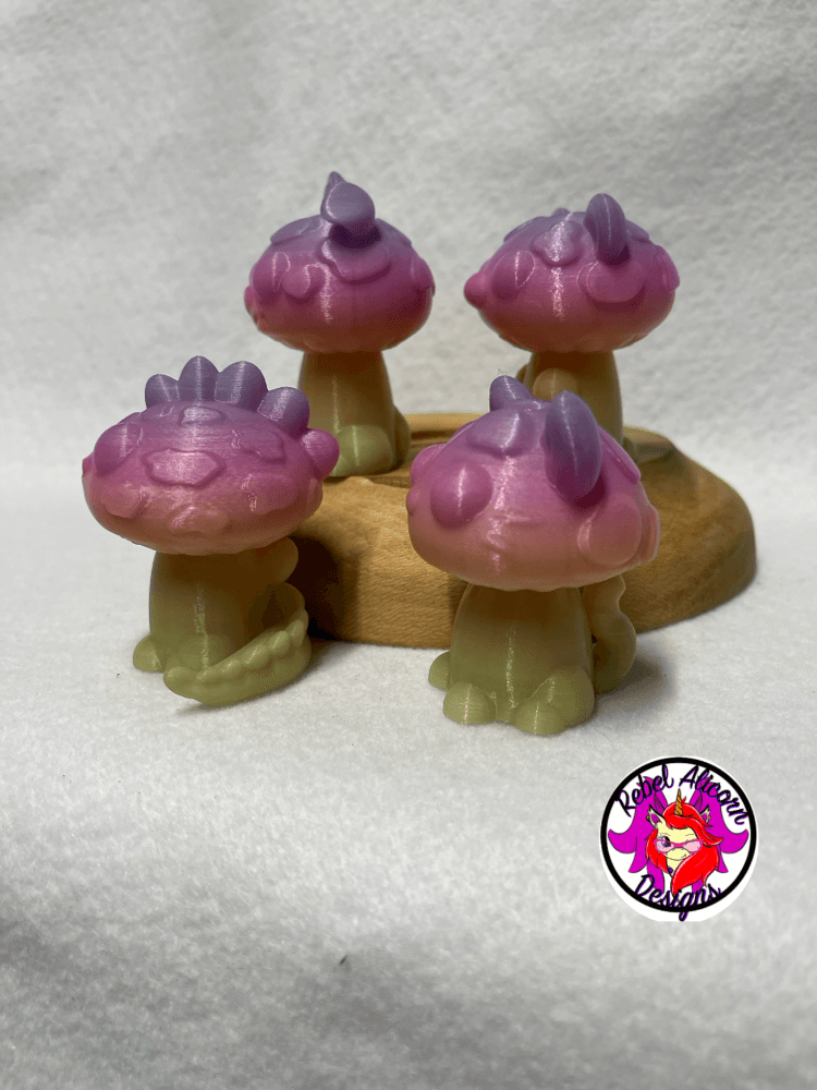 Mushroom Pets 3d model