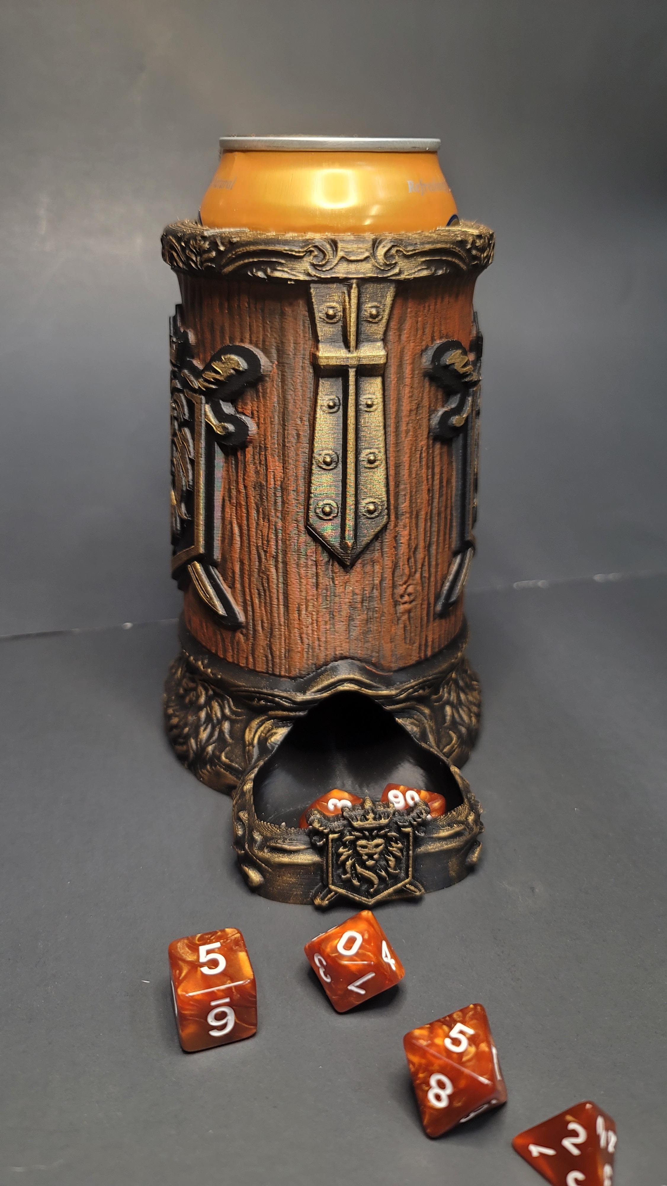 LION CREST CAN COZY DICE TOWER 3d model