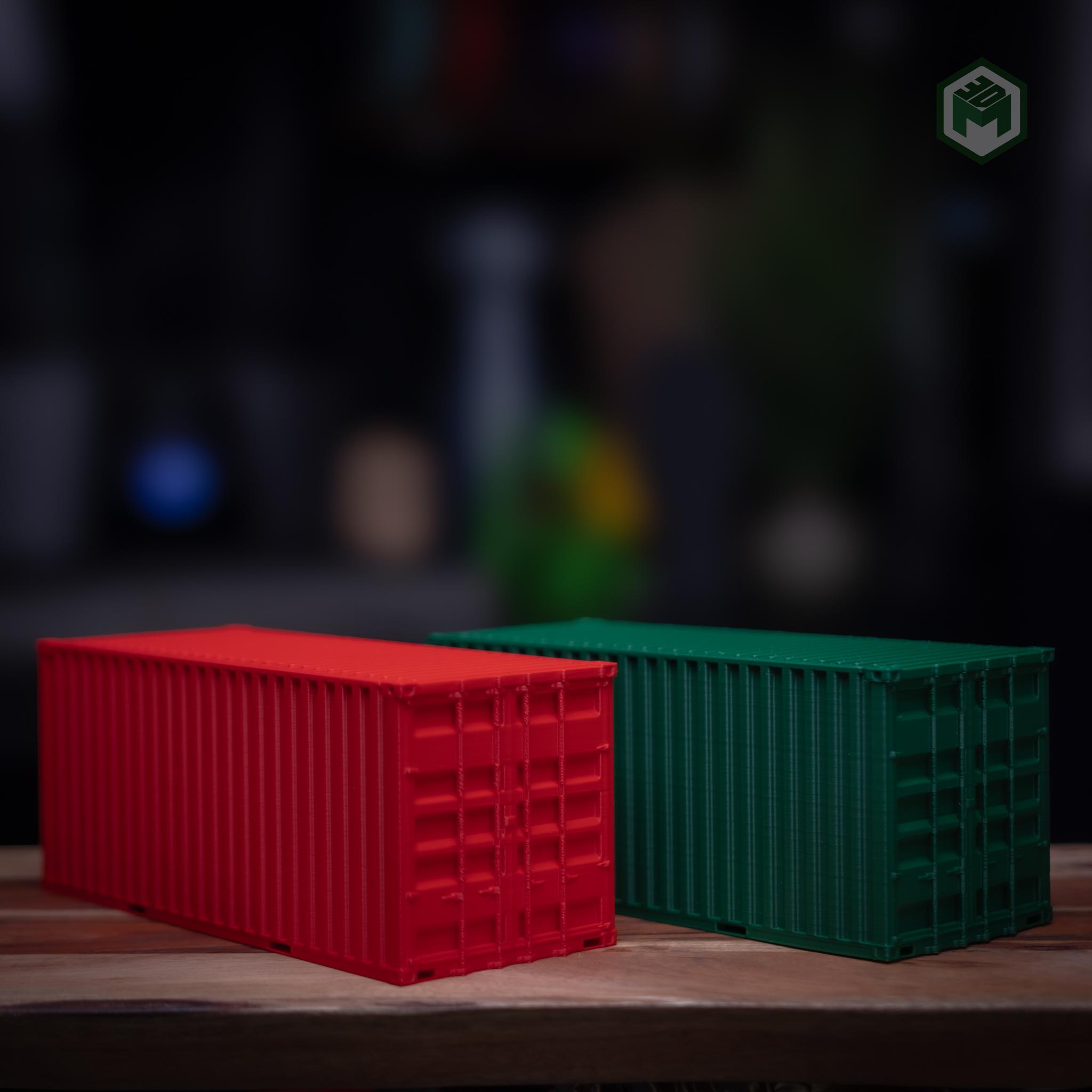 Stackable Shipping Container Desk Storage Compartment  3d model