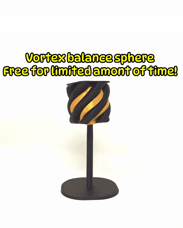 Vortex Balance Sphere fidget spinner 3d model