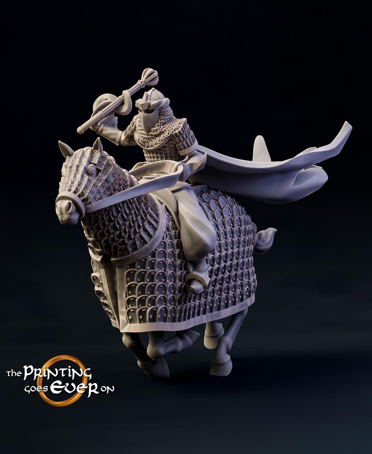 Dark Riders - On Foot and Mounted 3d model