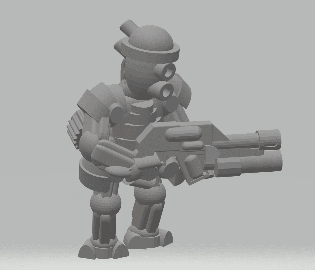 FHW: Mortis Korps TeknoInquisitor Grenadier  3d model