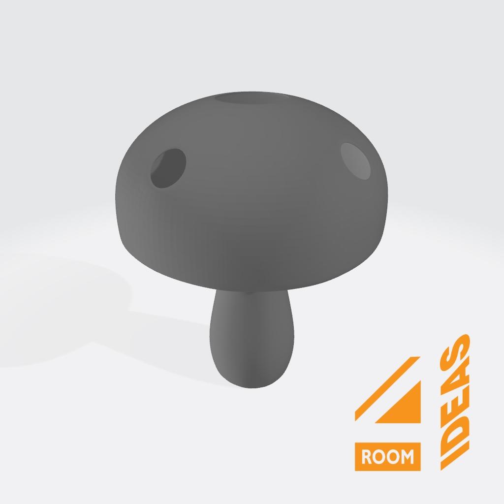 Mushroom Propagation Vase Set 3d model