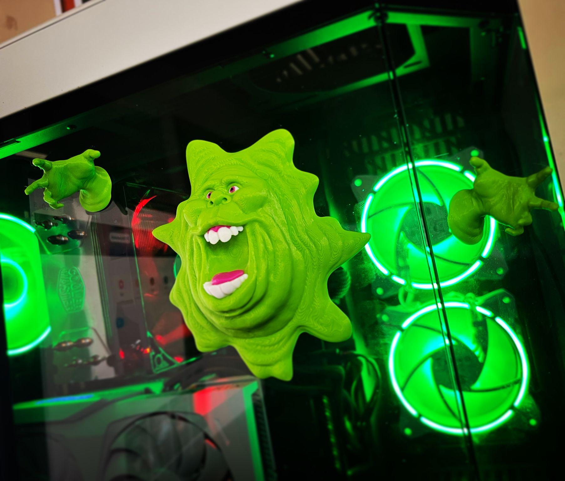 Wall Mountable Slimer! 3d model