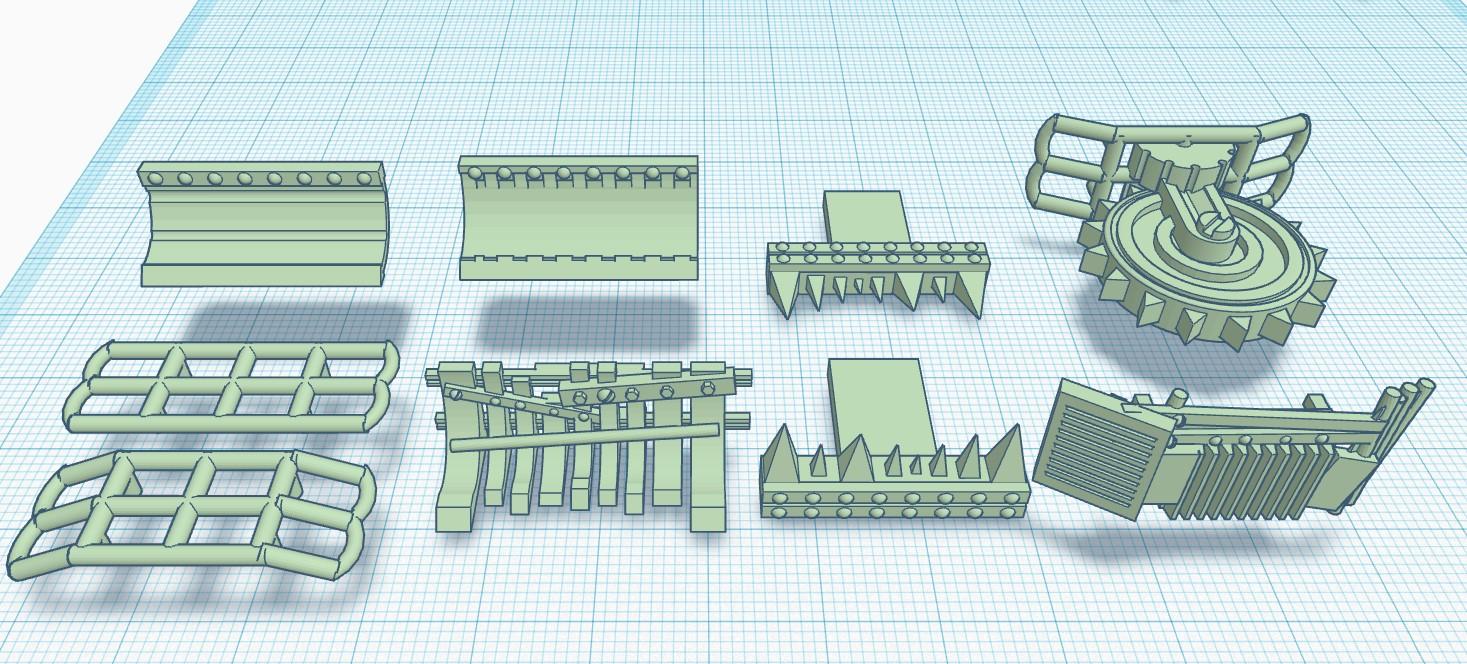 Rams Set 1  3d model