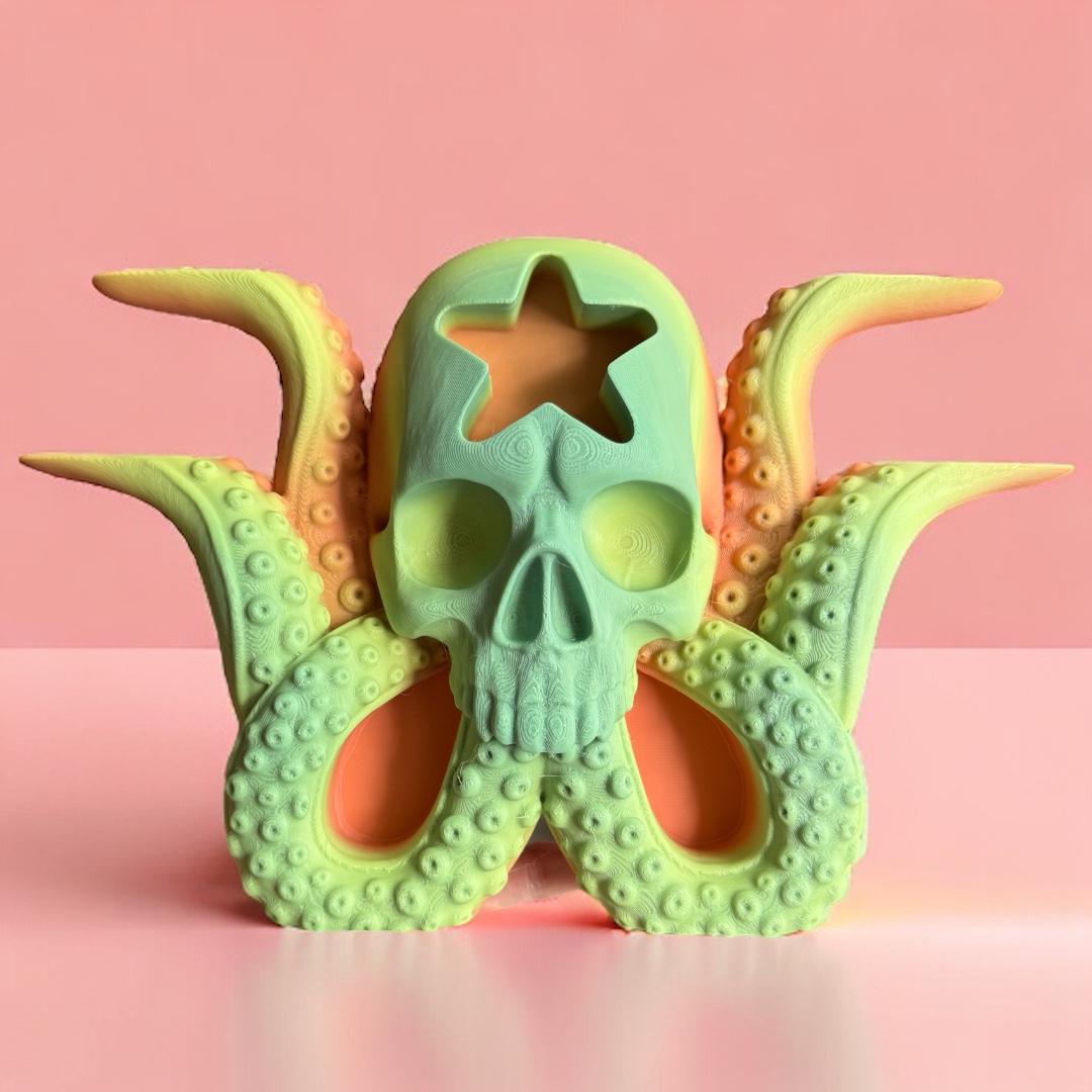 OctoSkull Shelf.stl 3d model