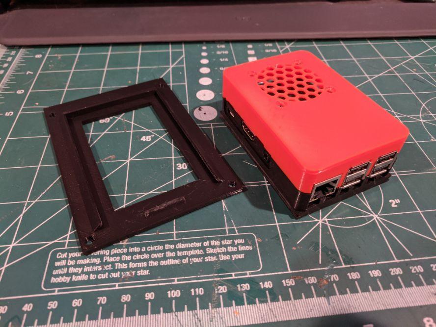 Raspberry Pi 3b+ Slide Mount Case 3d model