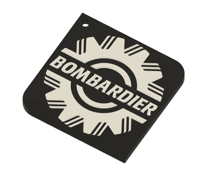 Keychain: Bombardier II 3d model