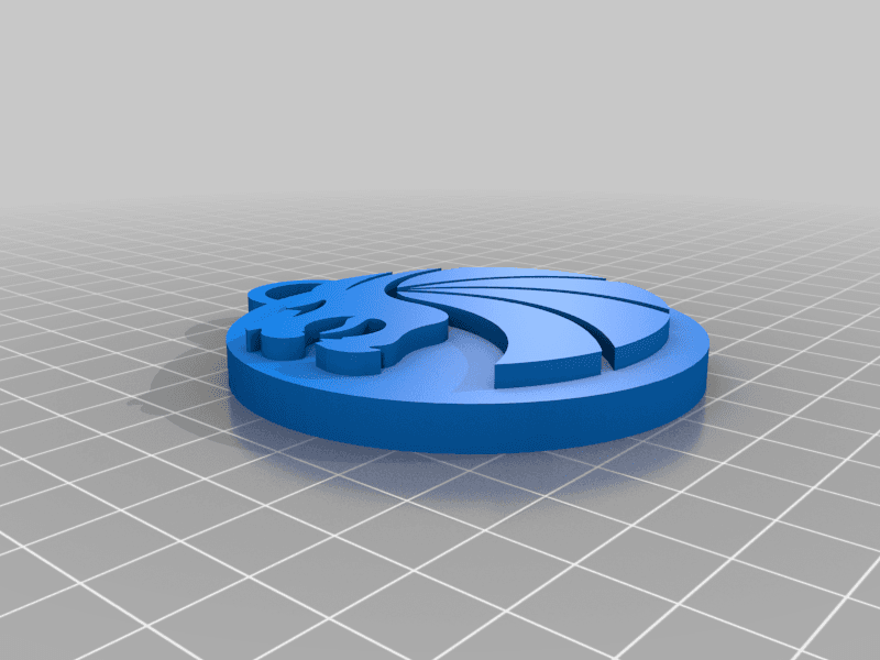 Seven Lions Logo Keychains  3d model