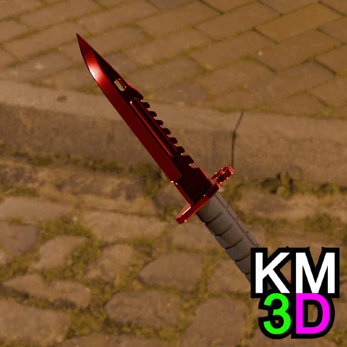 M9 Bayonet CSGO 3d model