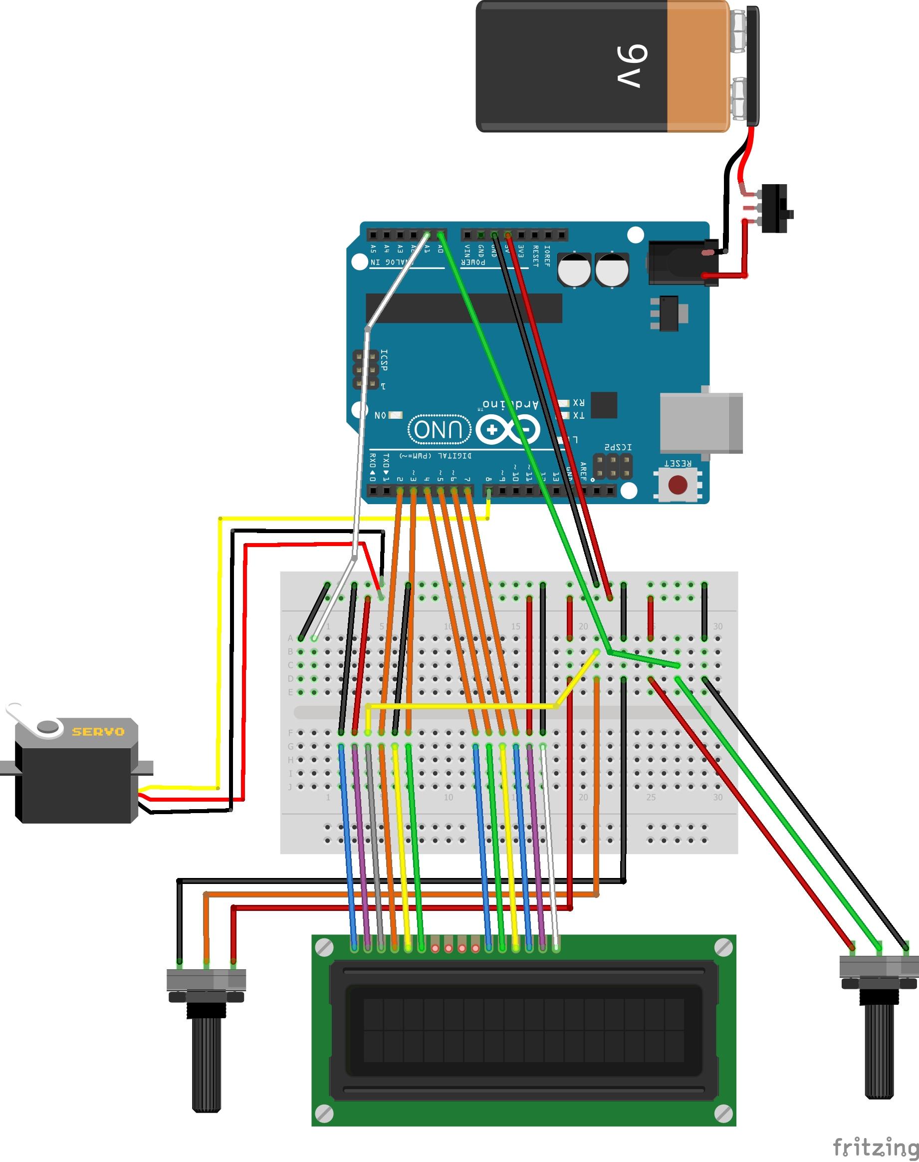 Arduino Servo Test And Set 3d model