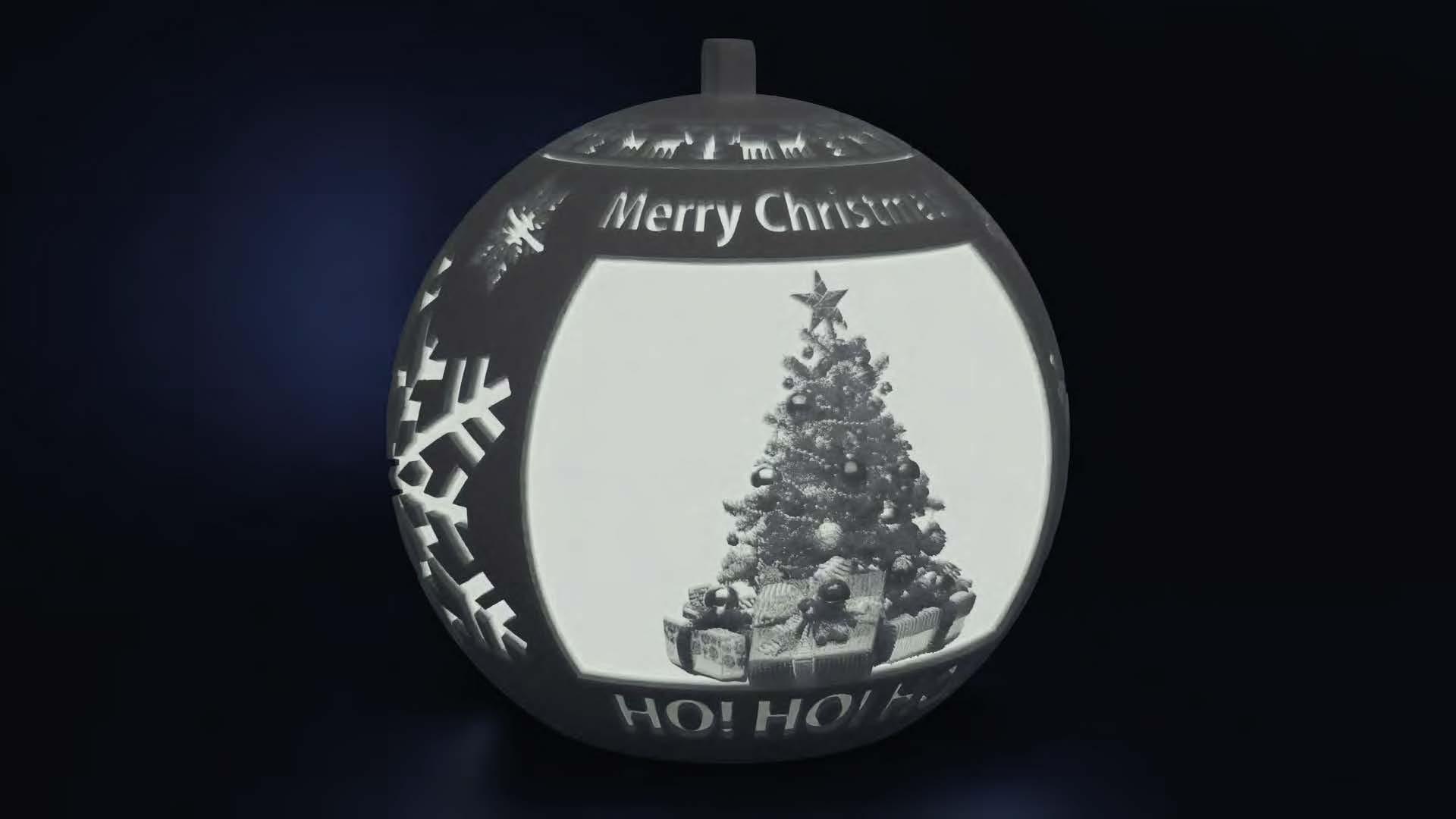 CHRISTMAS BALL, DIY GIFT FOR CHRISTMAS 3d model