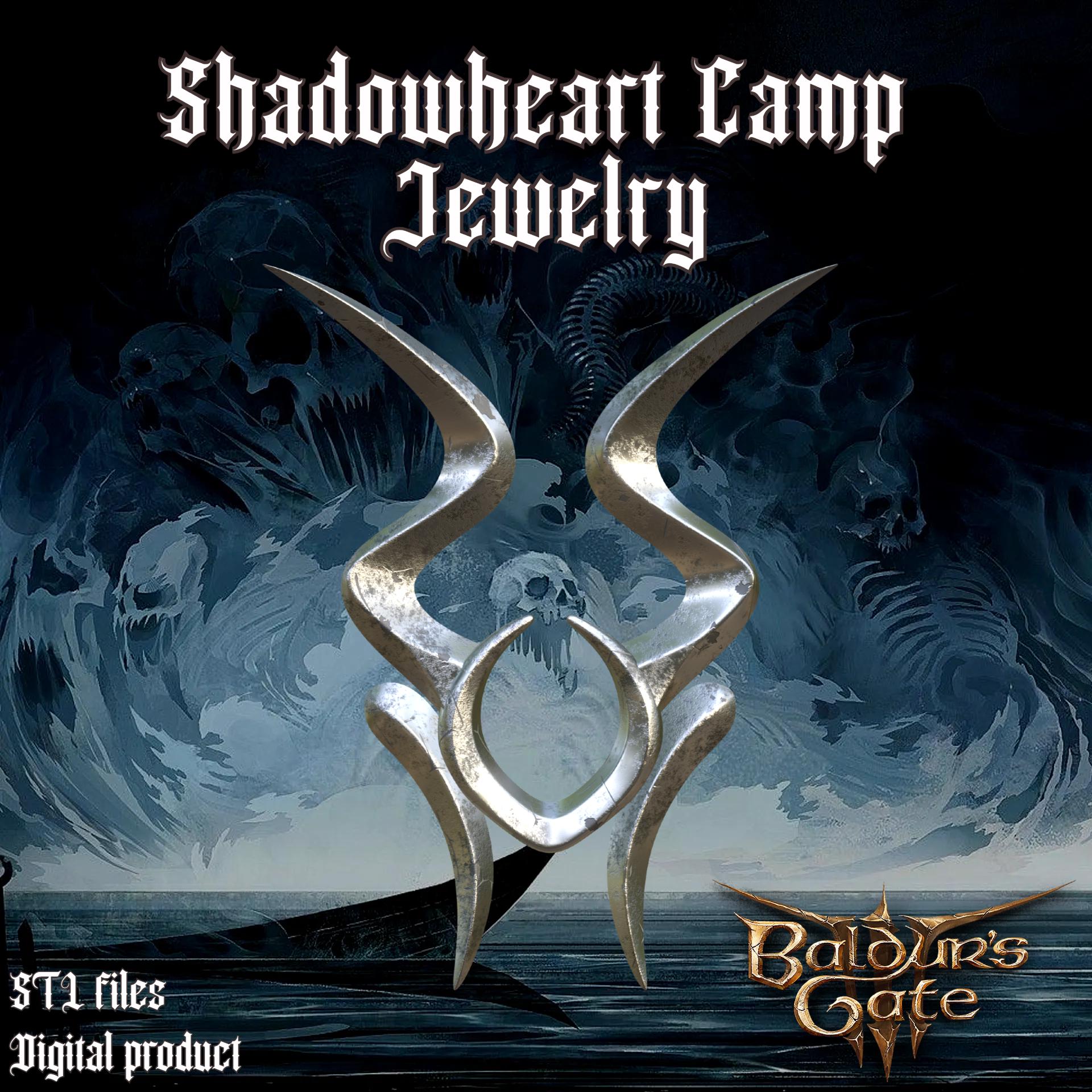 SHADOWHEART СAMP JEWELRY BALDURS GATE 3 3d model