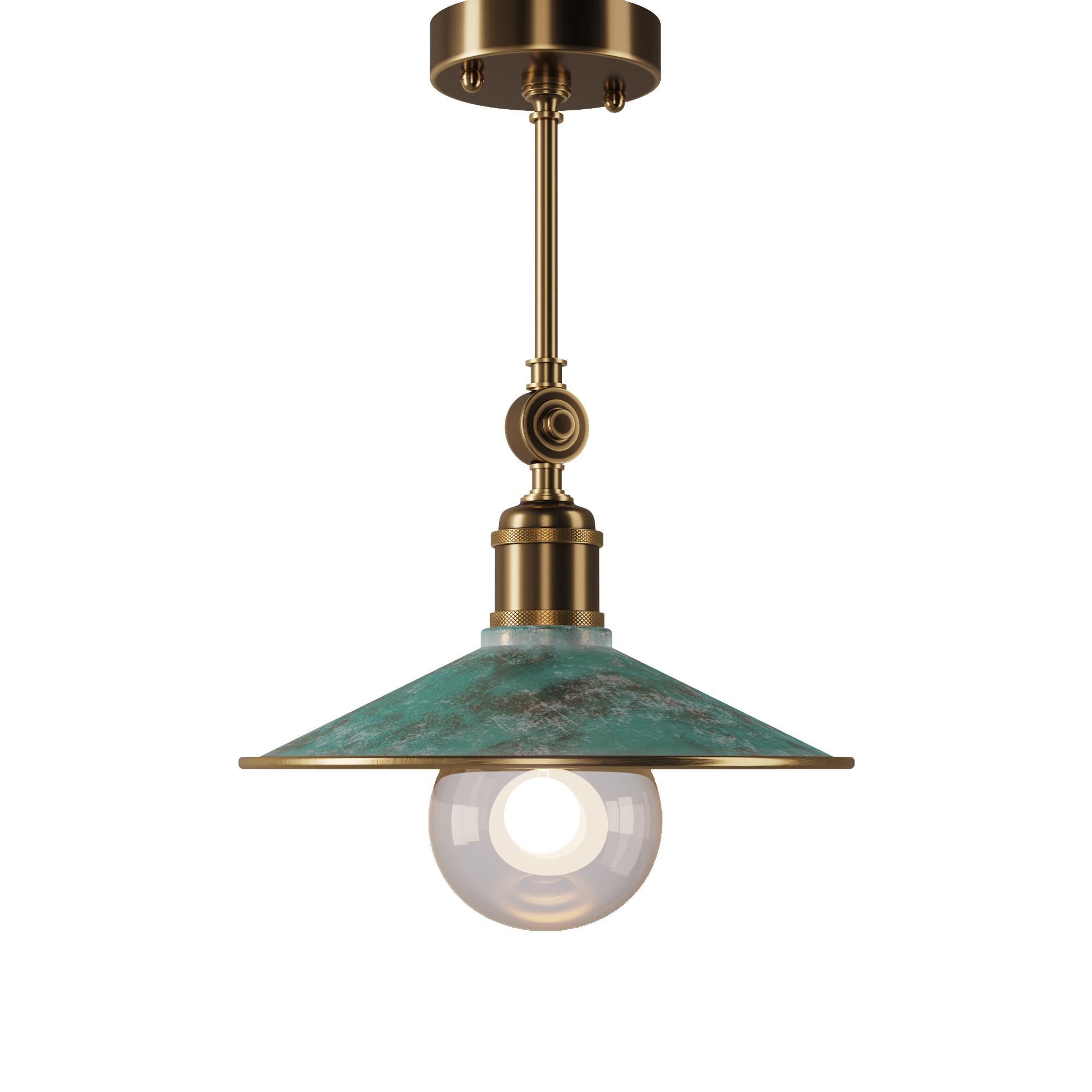 Brass lamp, SKU. 351 by Pikartlights 3d model