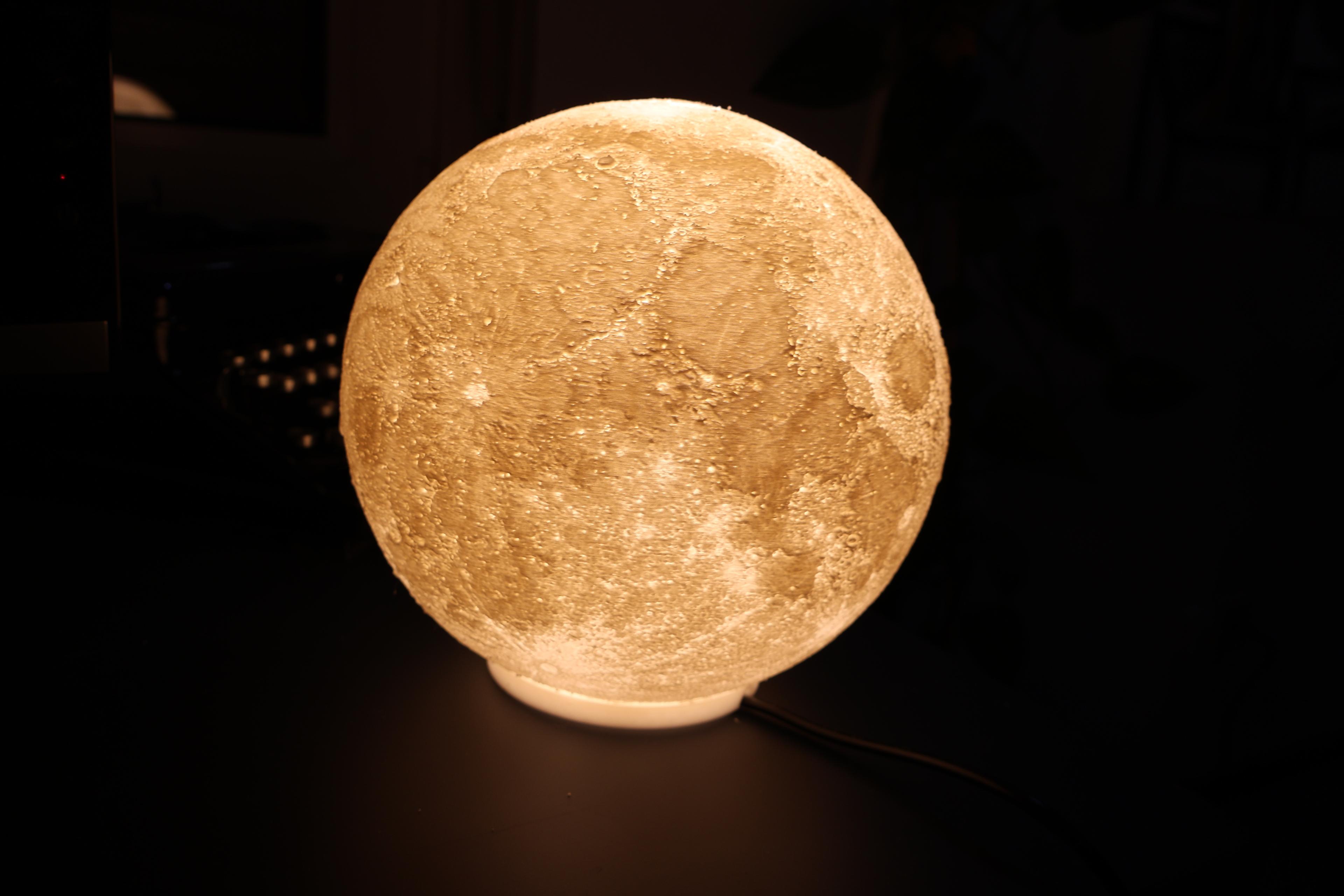 Moon night Light 3d model