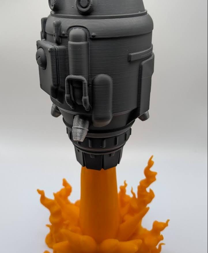 Rocket Decor - Holoprops 3d model