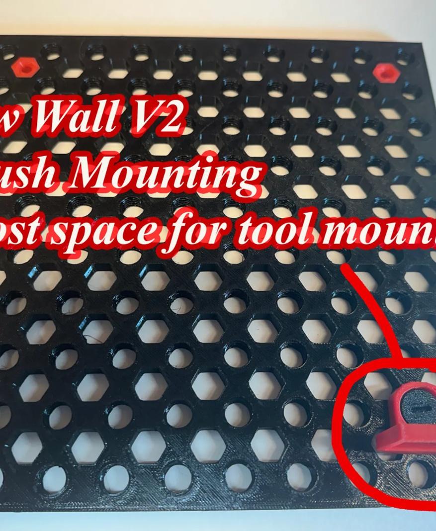 Screw Wall tool Storage Wall 3d model