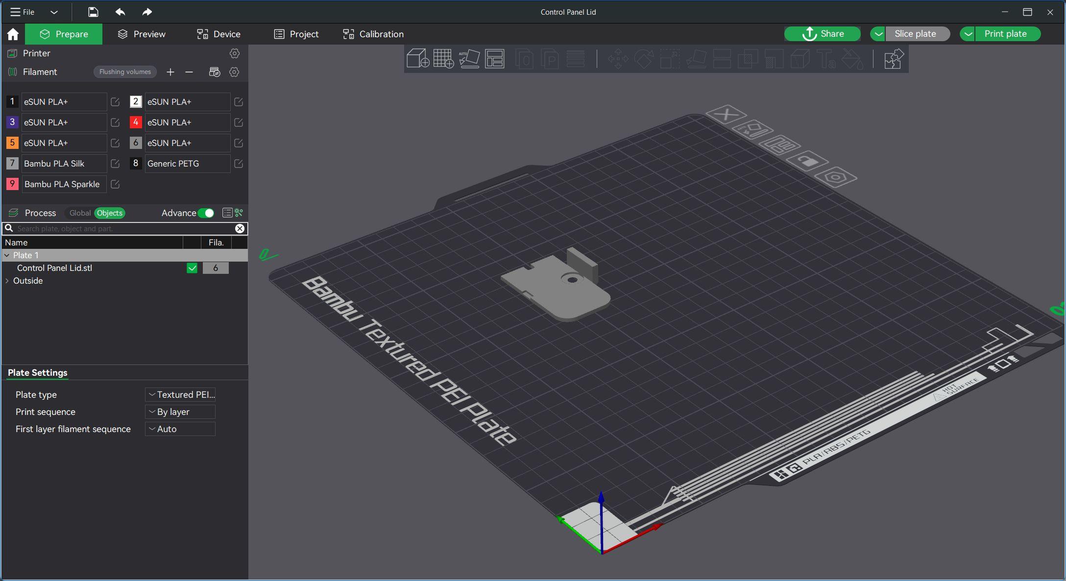 X1C Adjustable Lighting Unit Riser 3d model