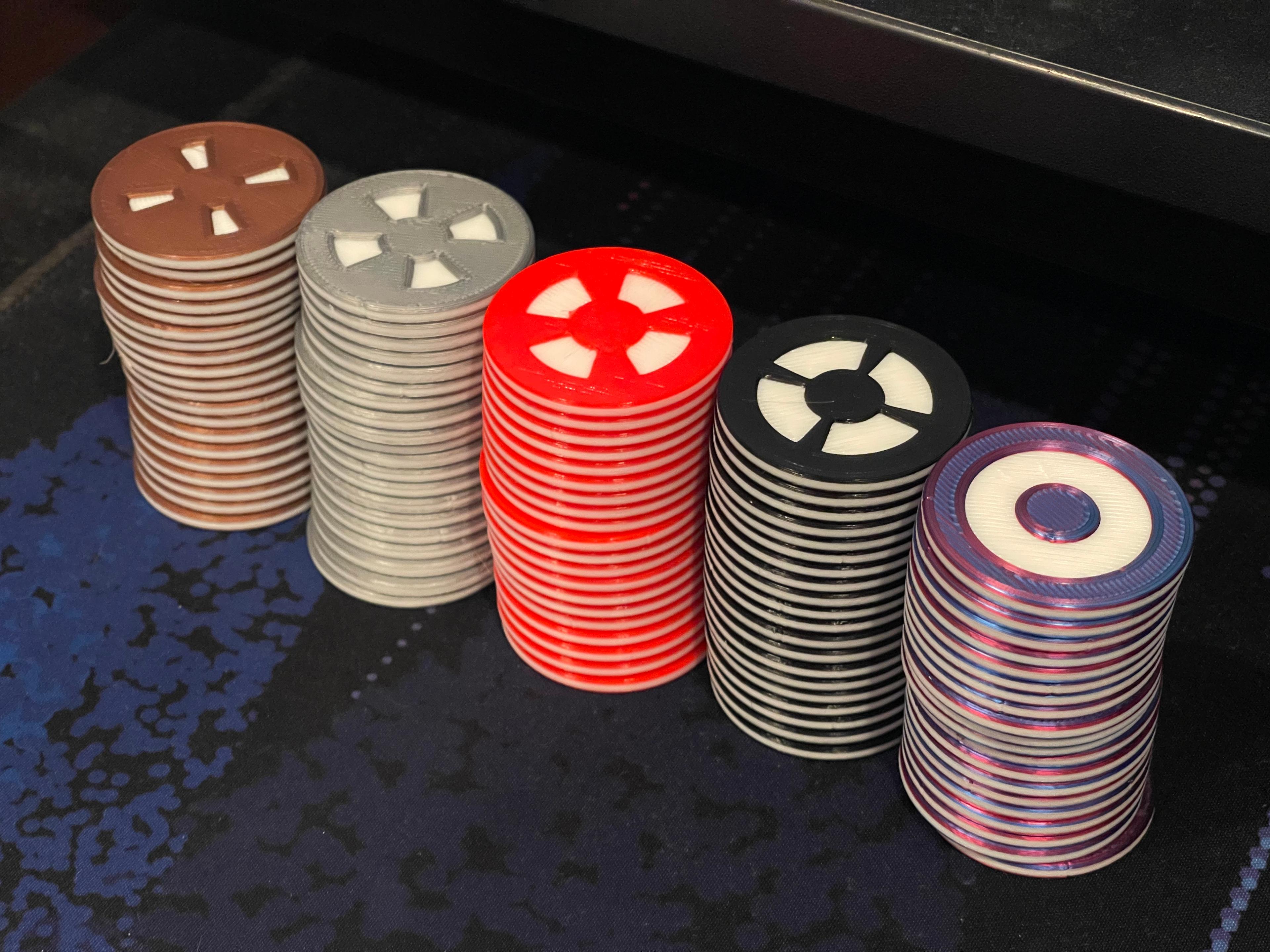 Poker Chips 3d model