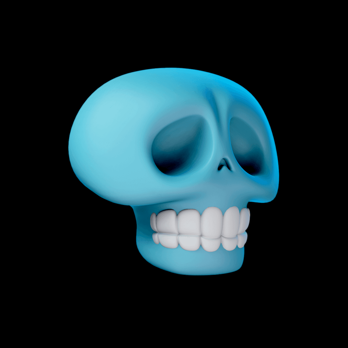 Stylized Skull 3d model