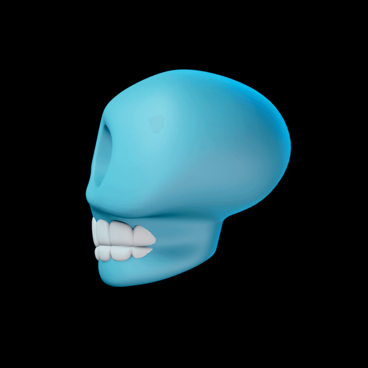 Stylized Skull 3d model