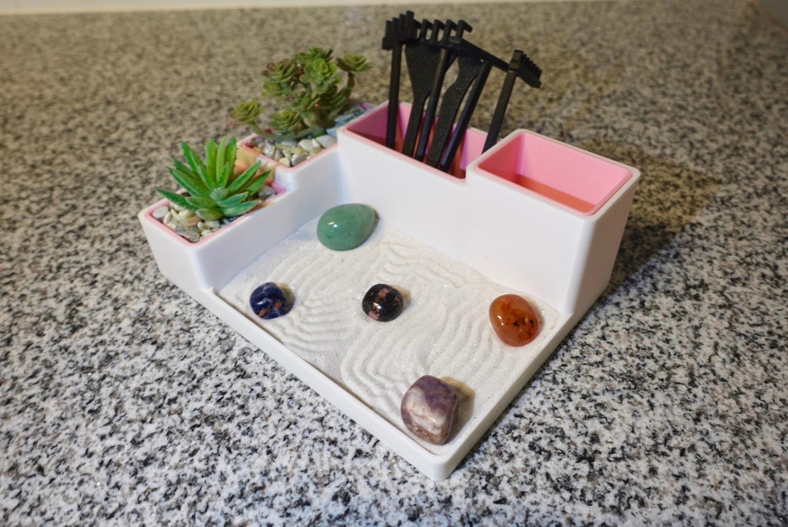 Zen Garden Organizer (Model 1) 3d model