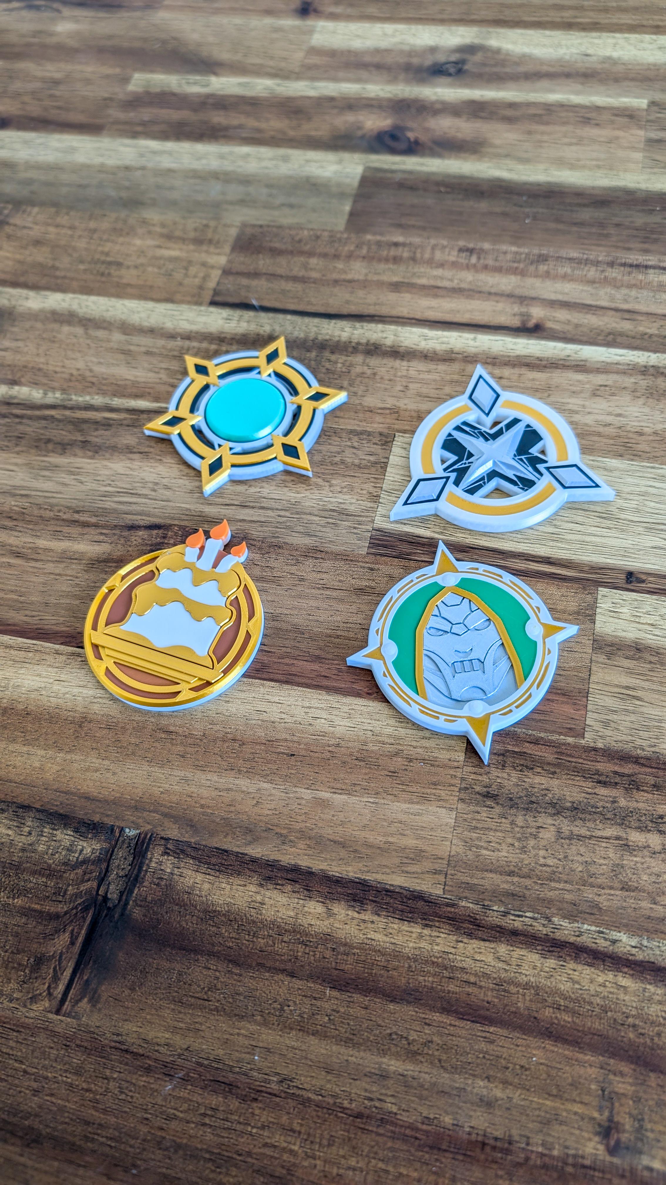 Fortnite Chapter 5 Season 4 Birthday Medallion 3d model