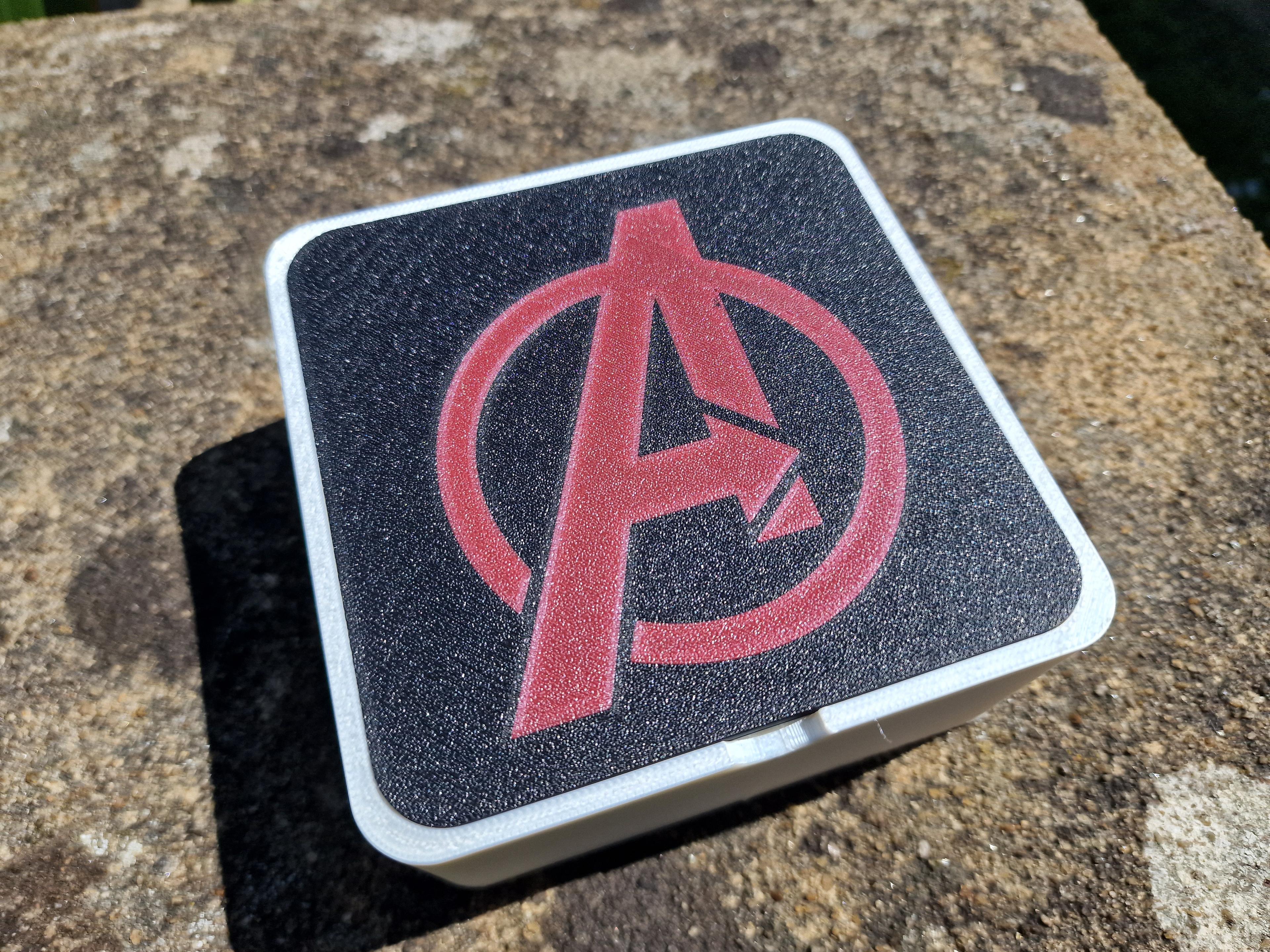 Character and Logo Trinket Boxes (Superhero Series added) (AMS/MMU) 3d model