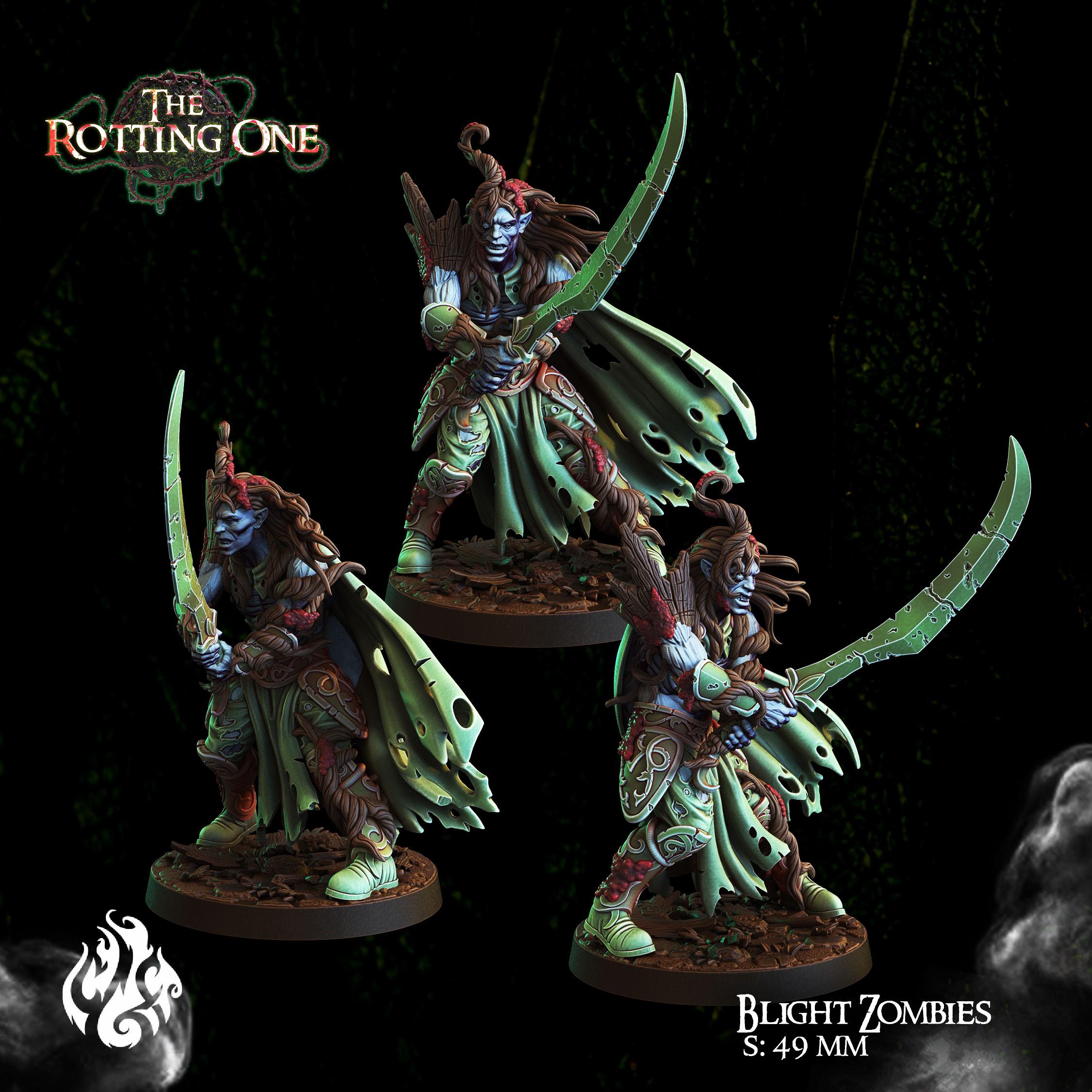 Blight Zombies 3d model