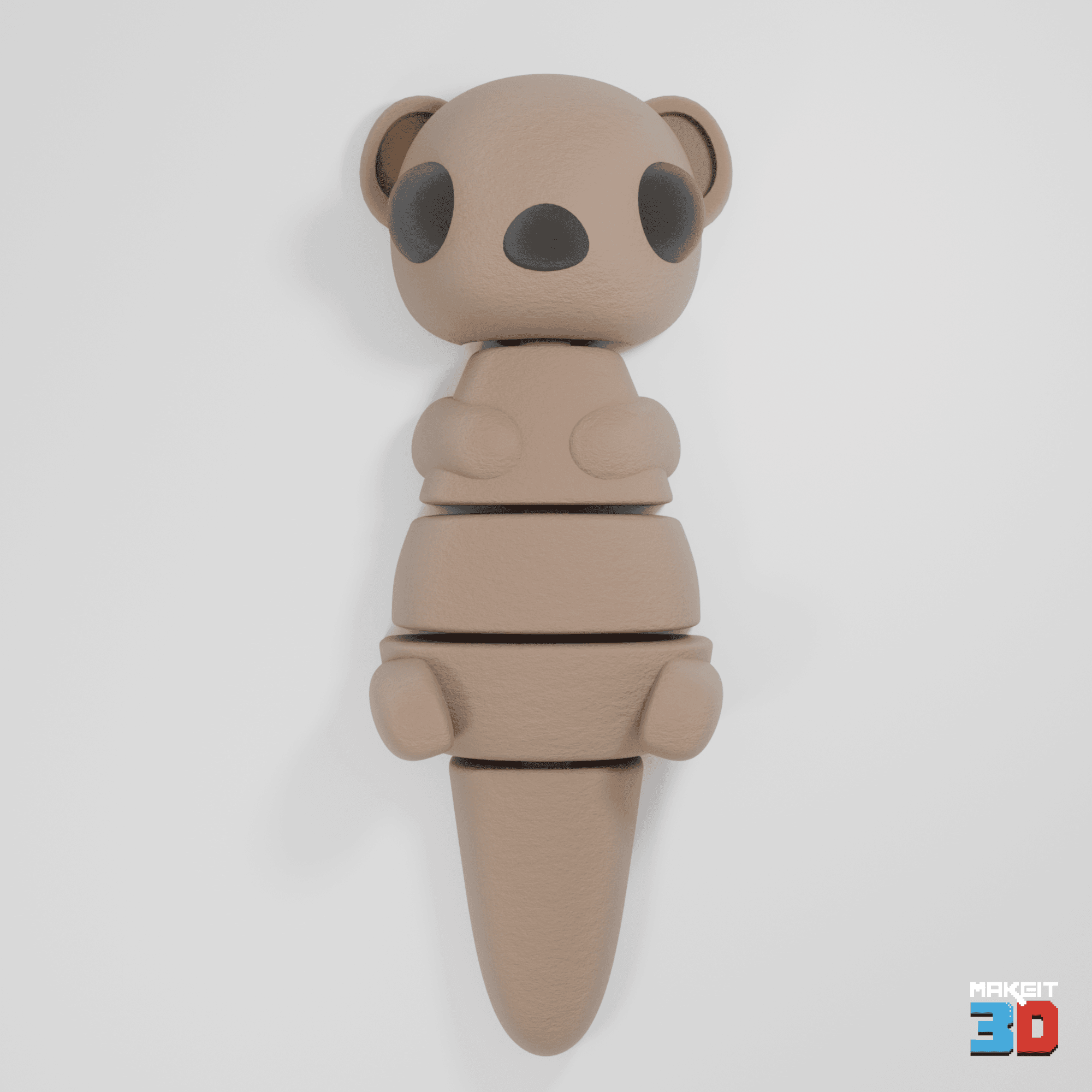 3D Printable Articulated Otter 3d model