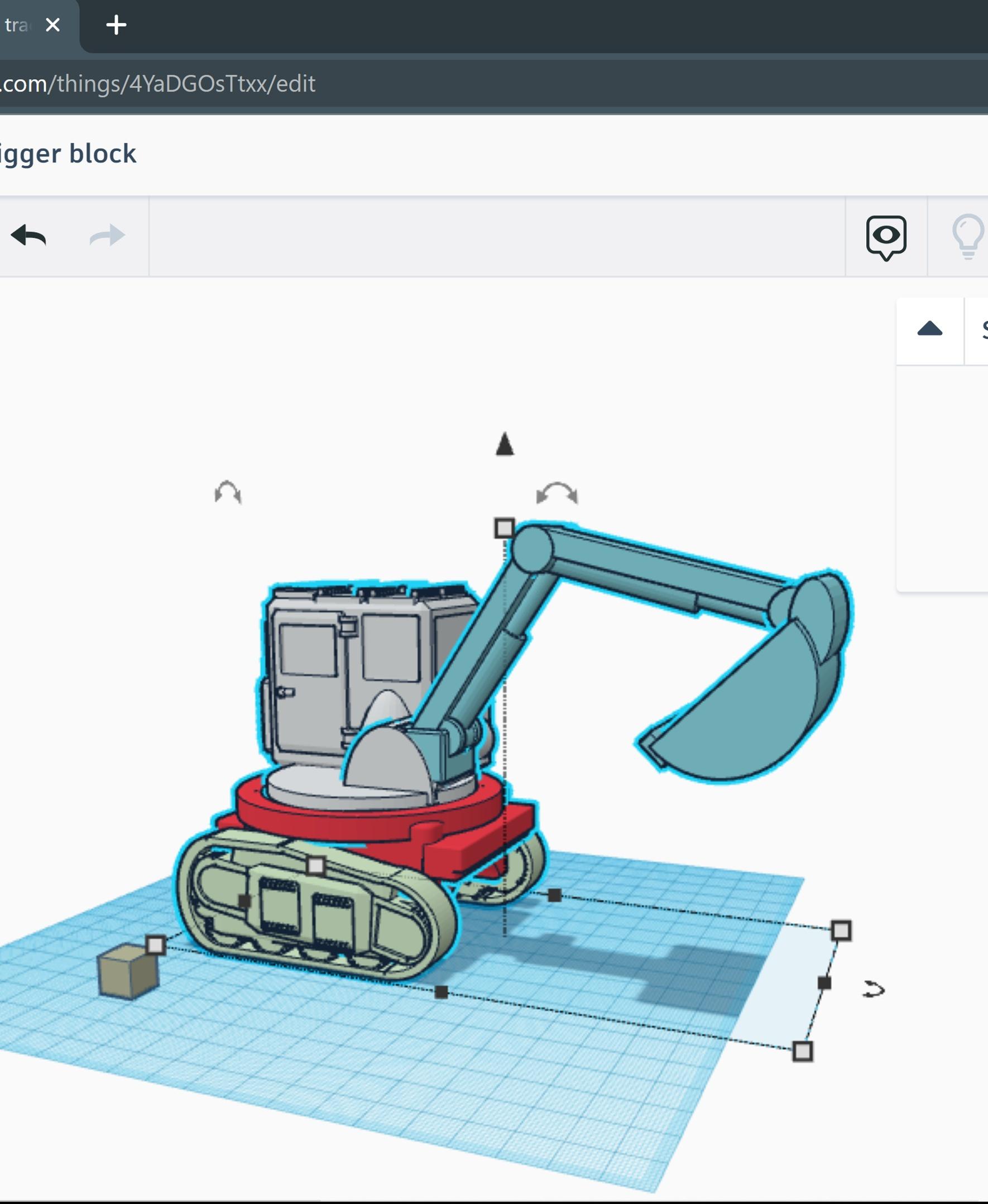 FHW: THE small Digger 3d model